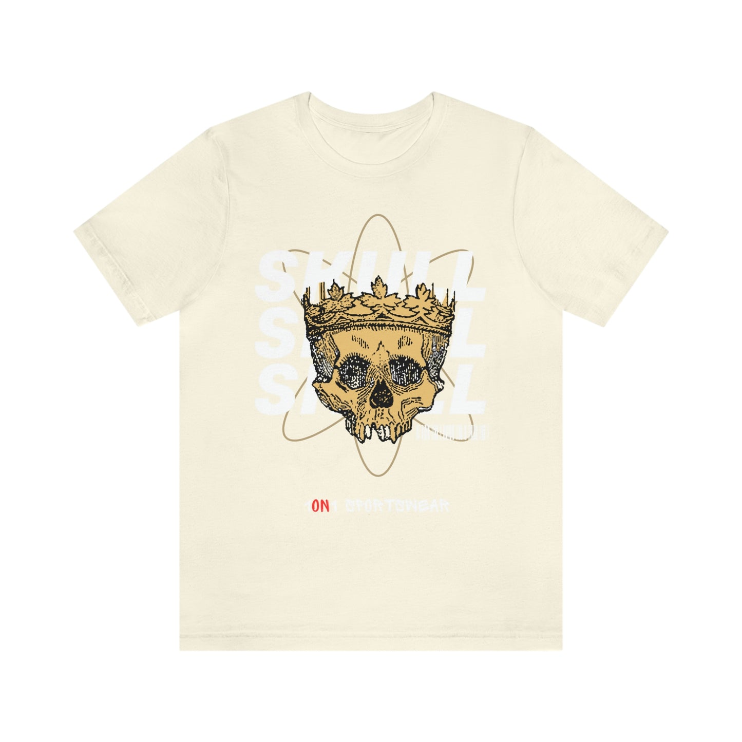 Unisex Skull Jersey Short Sleeve Tee