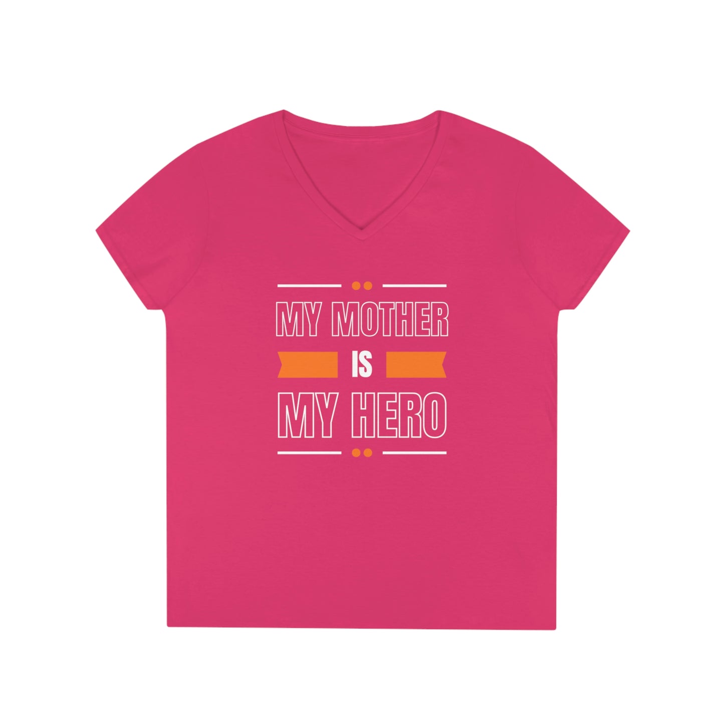 Mother's Day V-Neck T-Shirt (Black)