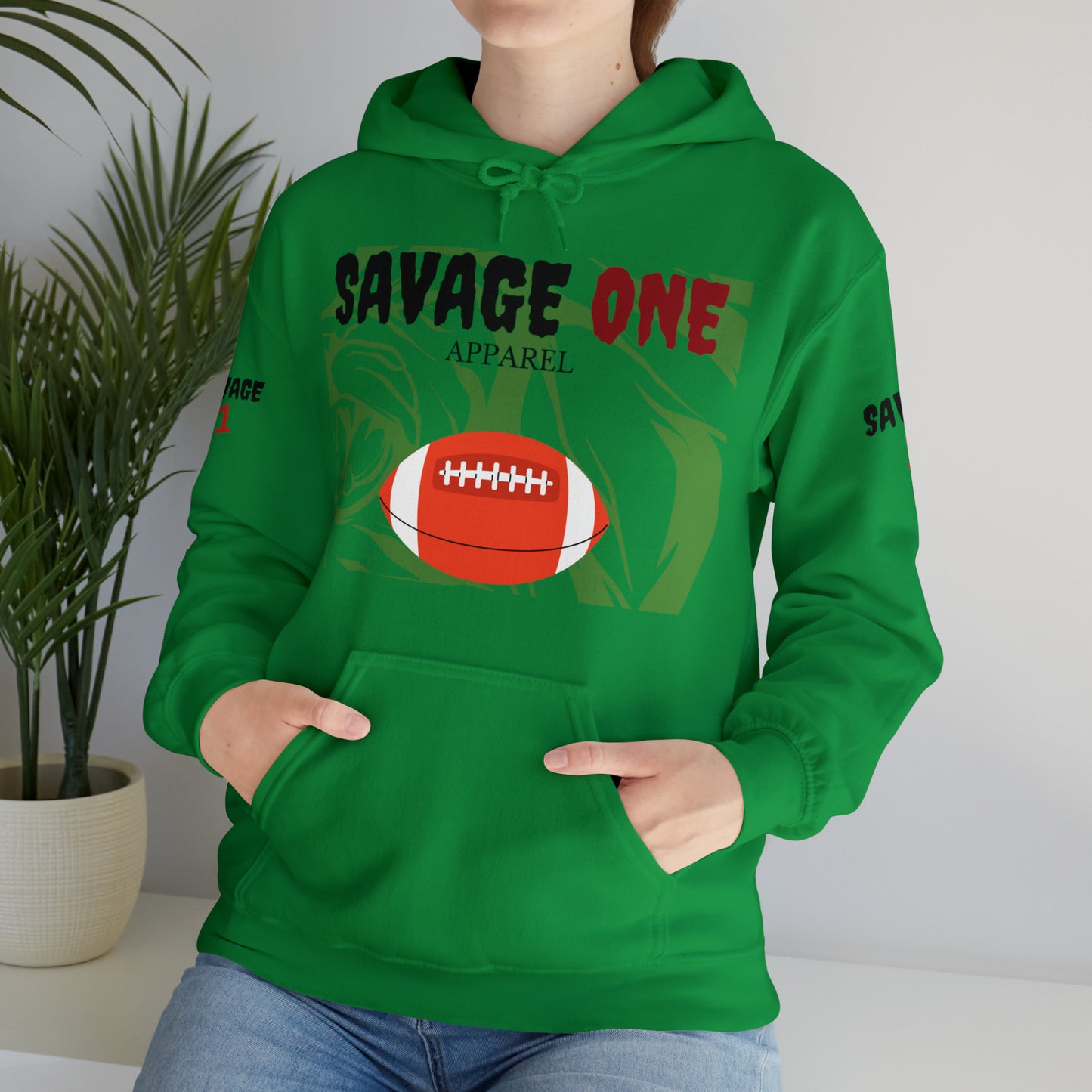 Savage ONE Sports Hooded Sweatshirt (Football)