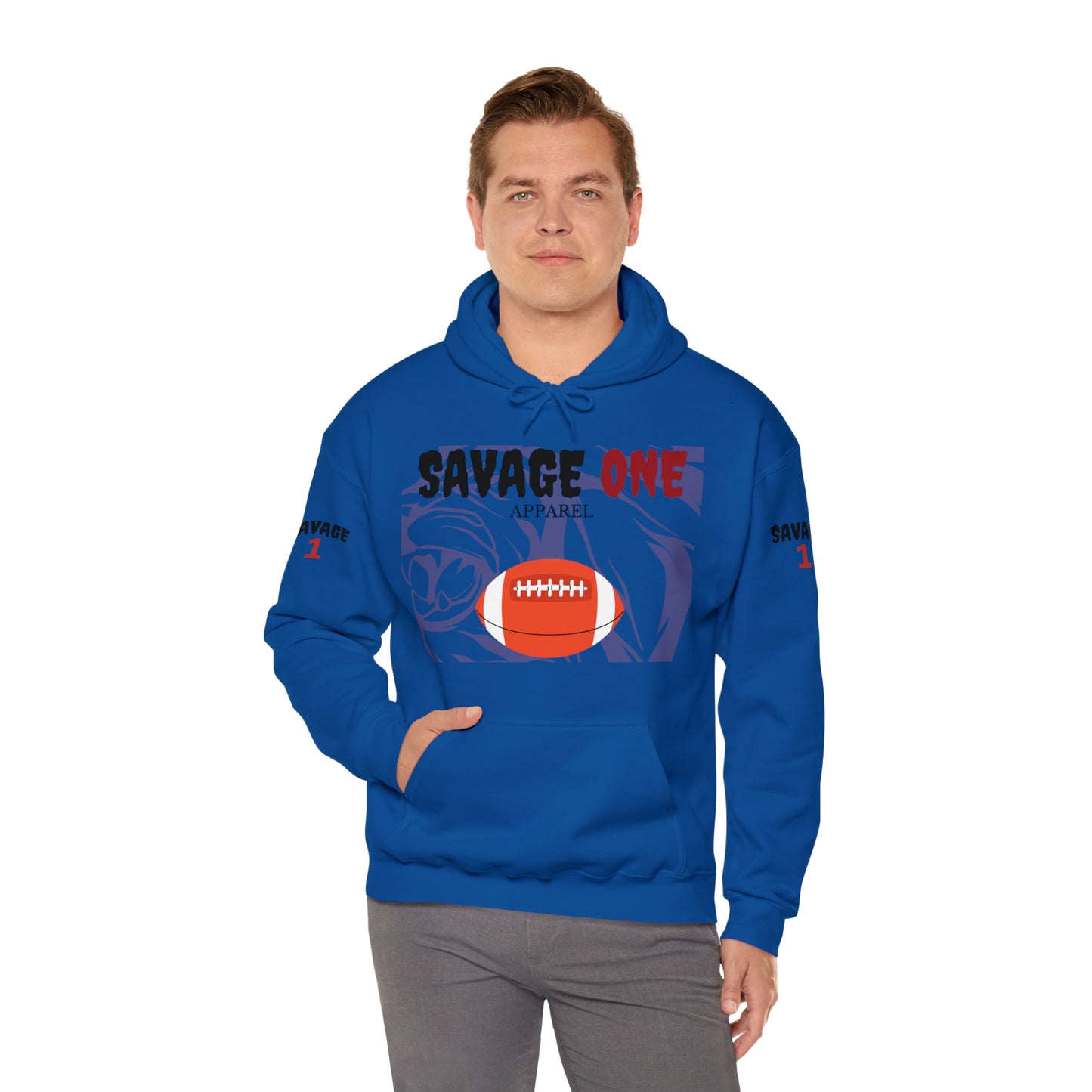 Savage ONE Sports Hooded Sweatshirt (Football)