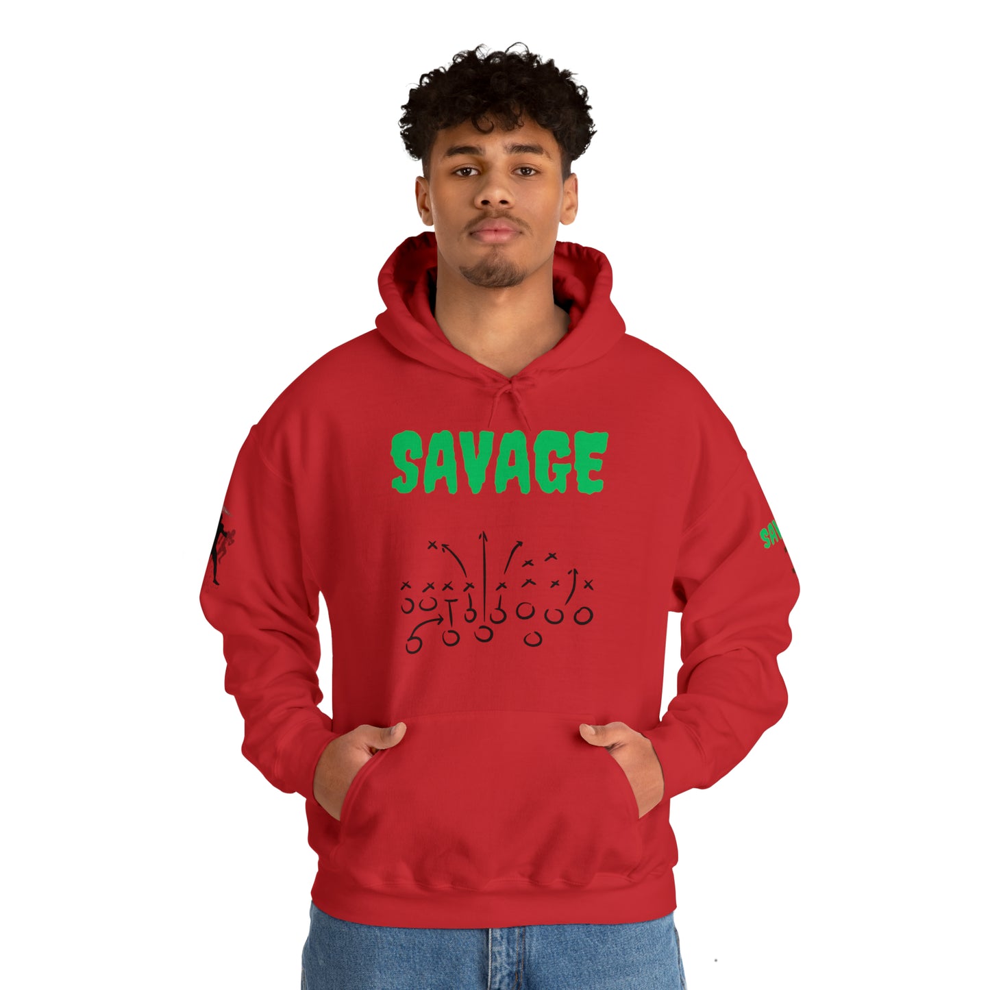 Savage ONE  Hooded Sweatshirt (Football Edition)