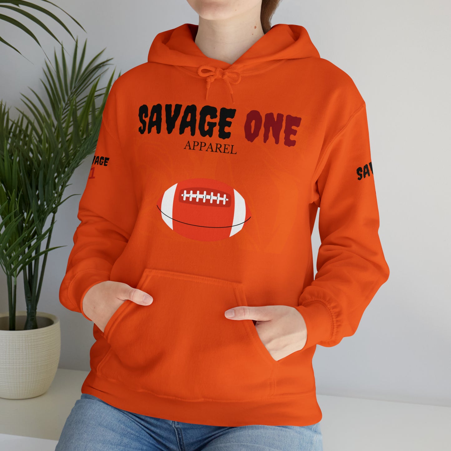 Savage ONE Sports Hooded Sweatshirt (Football)