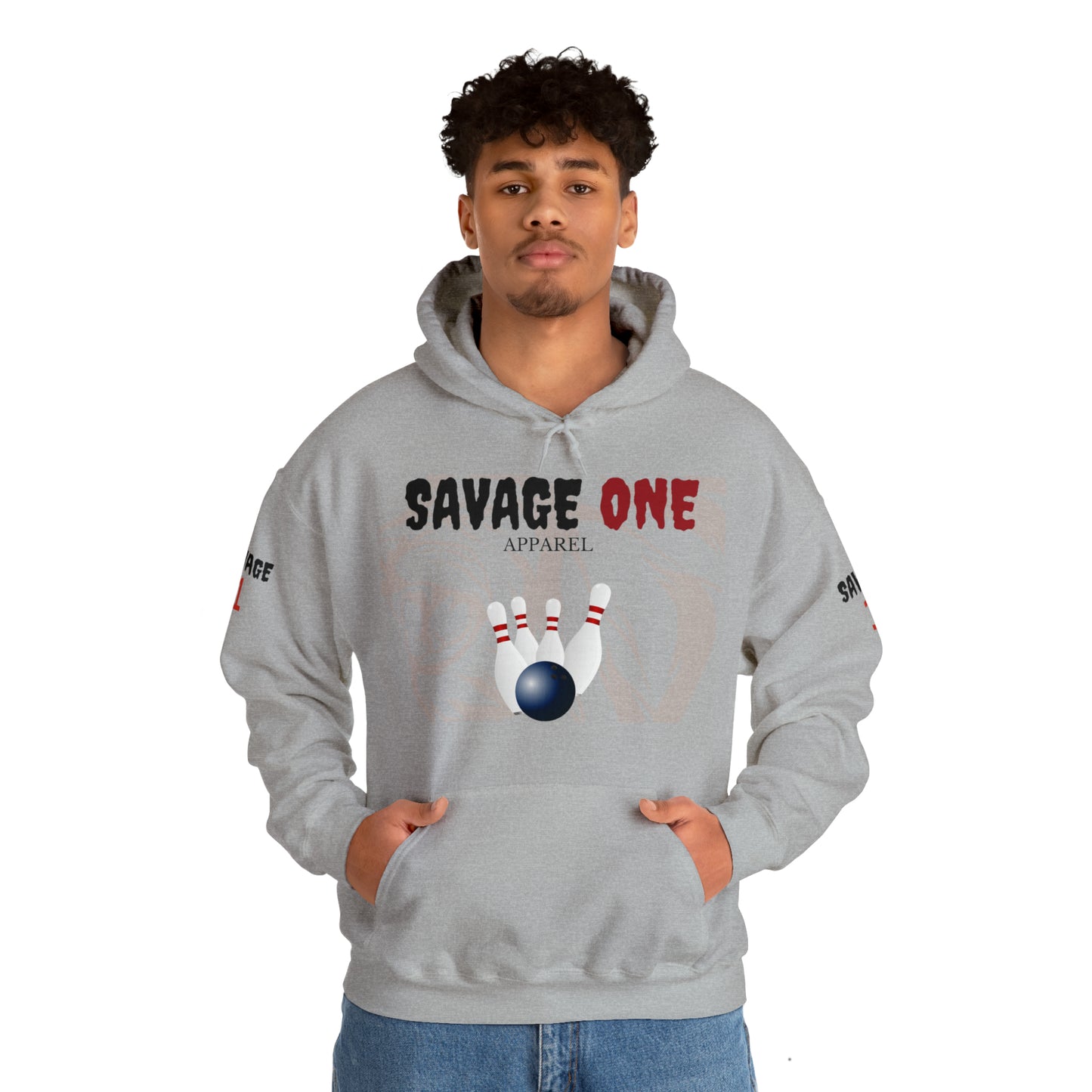 Savage ONE Sports Hooded Sweatshirt (Bowling)