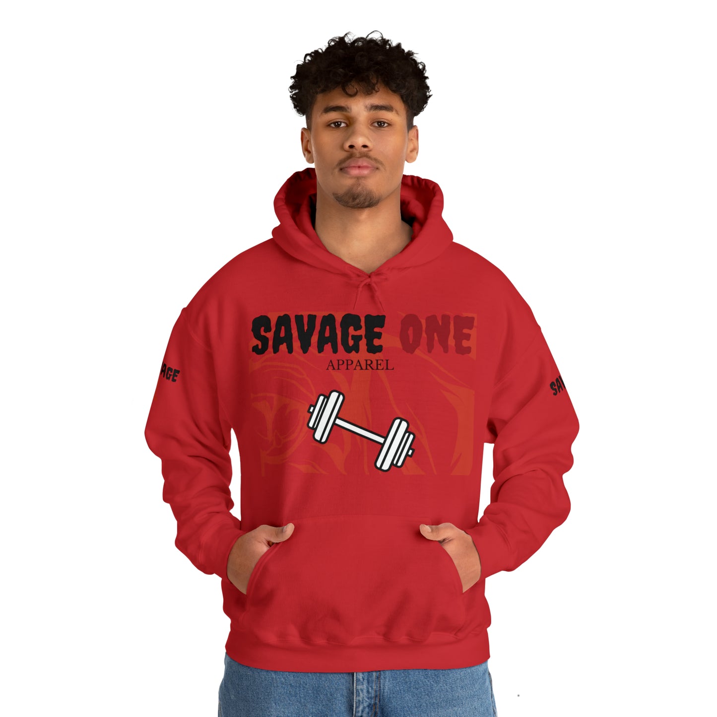 Savage ONE Sports Hooded Sweatshirt (Weightlifting)