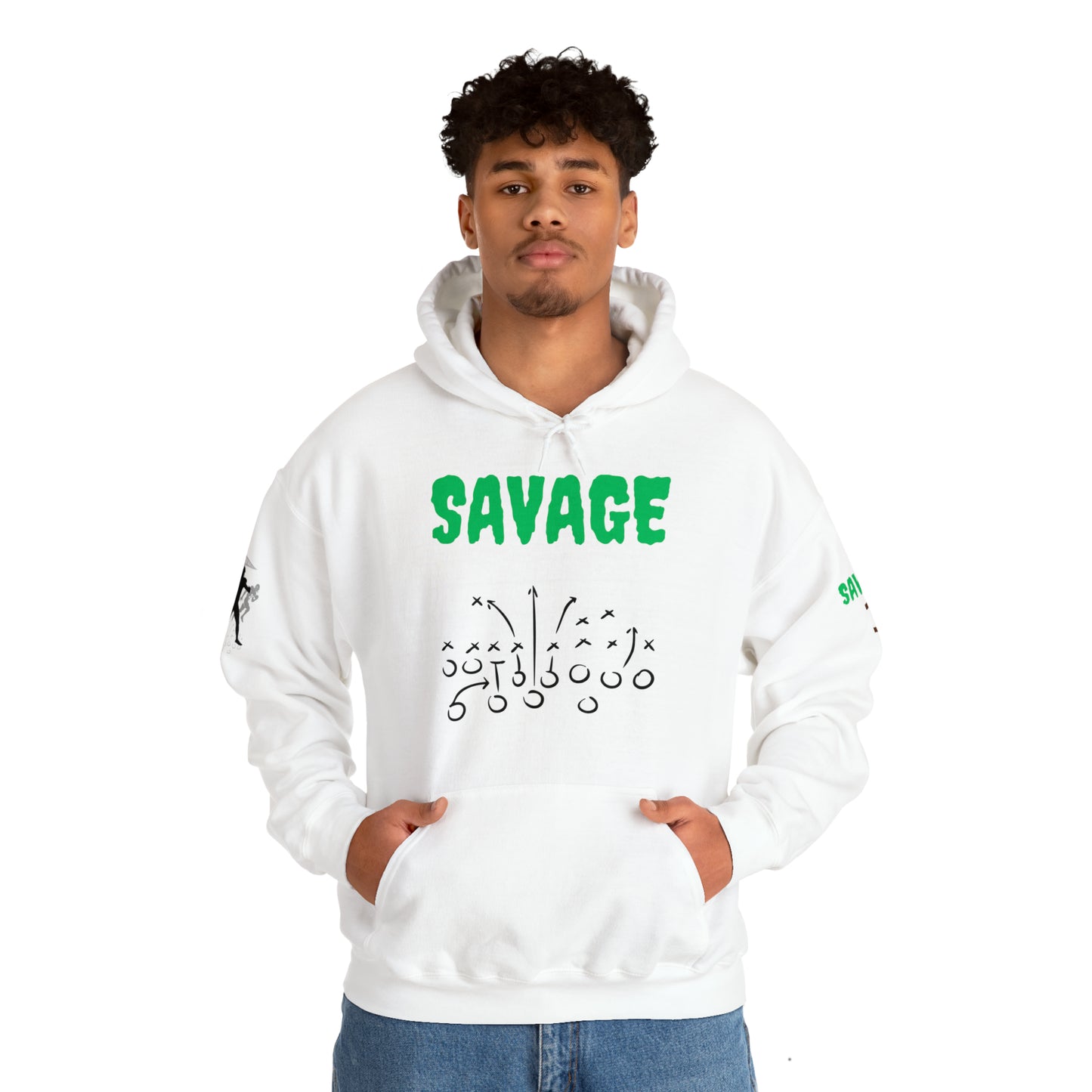 Savage ONE  Hooded Sweatshirt (Football Edition)