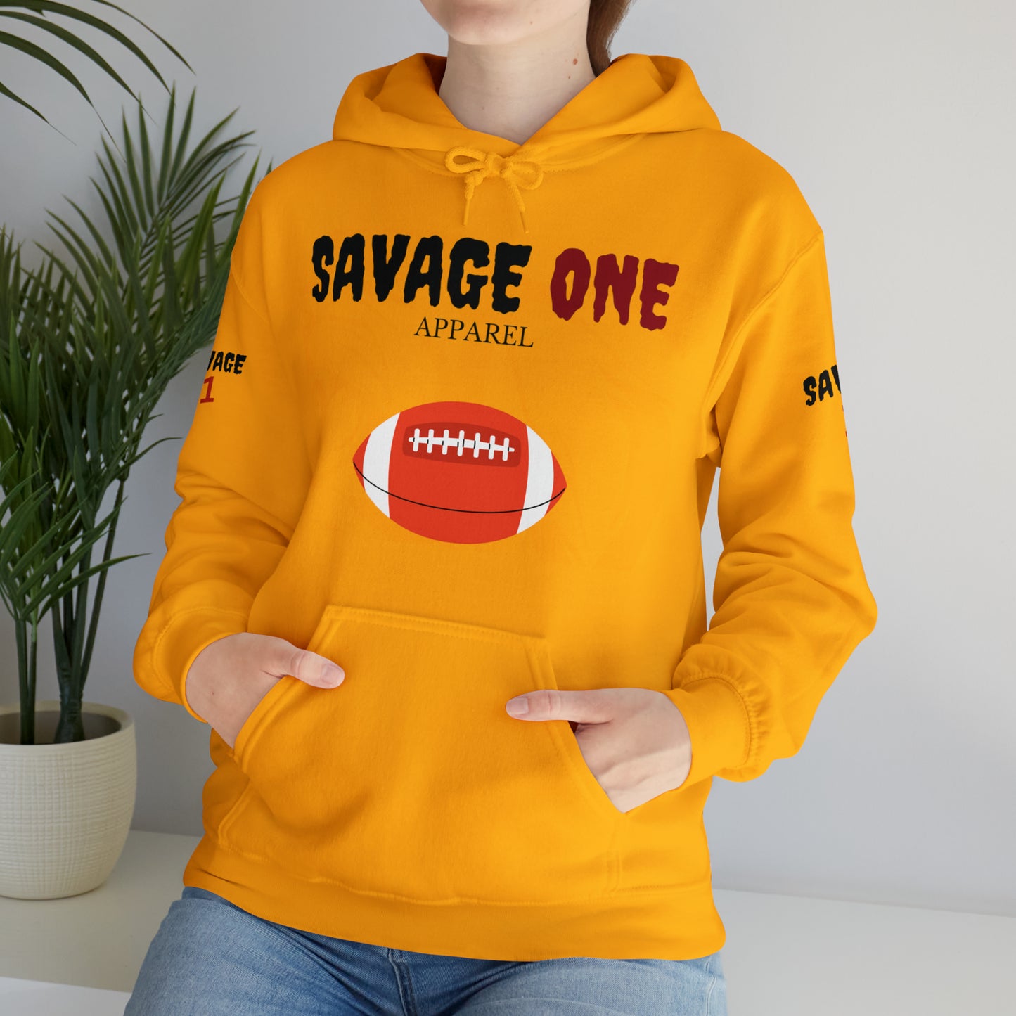 Savage ONE Sports Hooded Sweatshirt (Football)