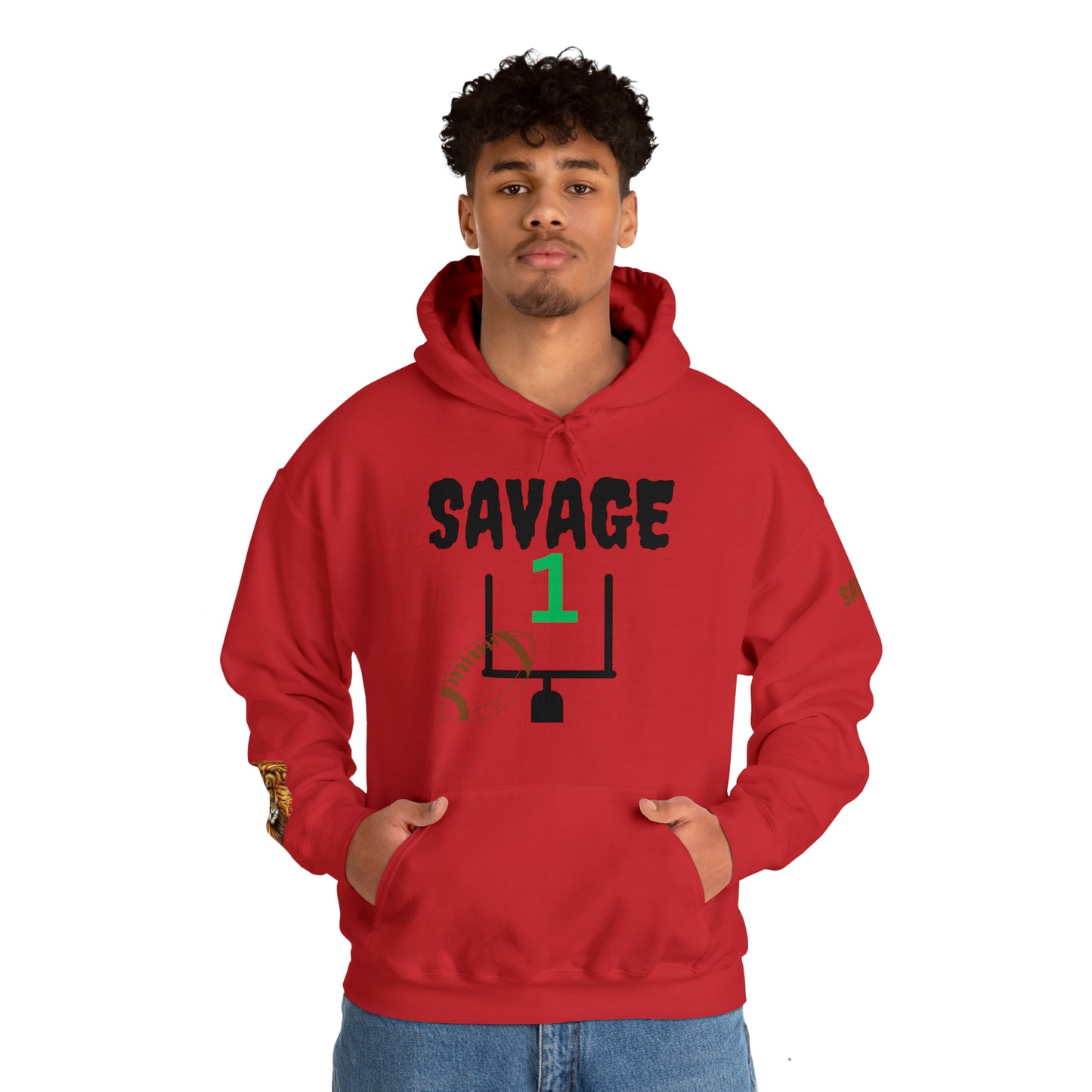 Savage ONE  Hooded Sweatshirt (Football Edition)