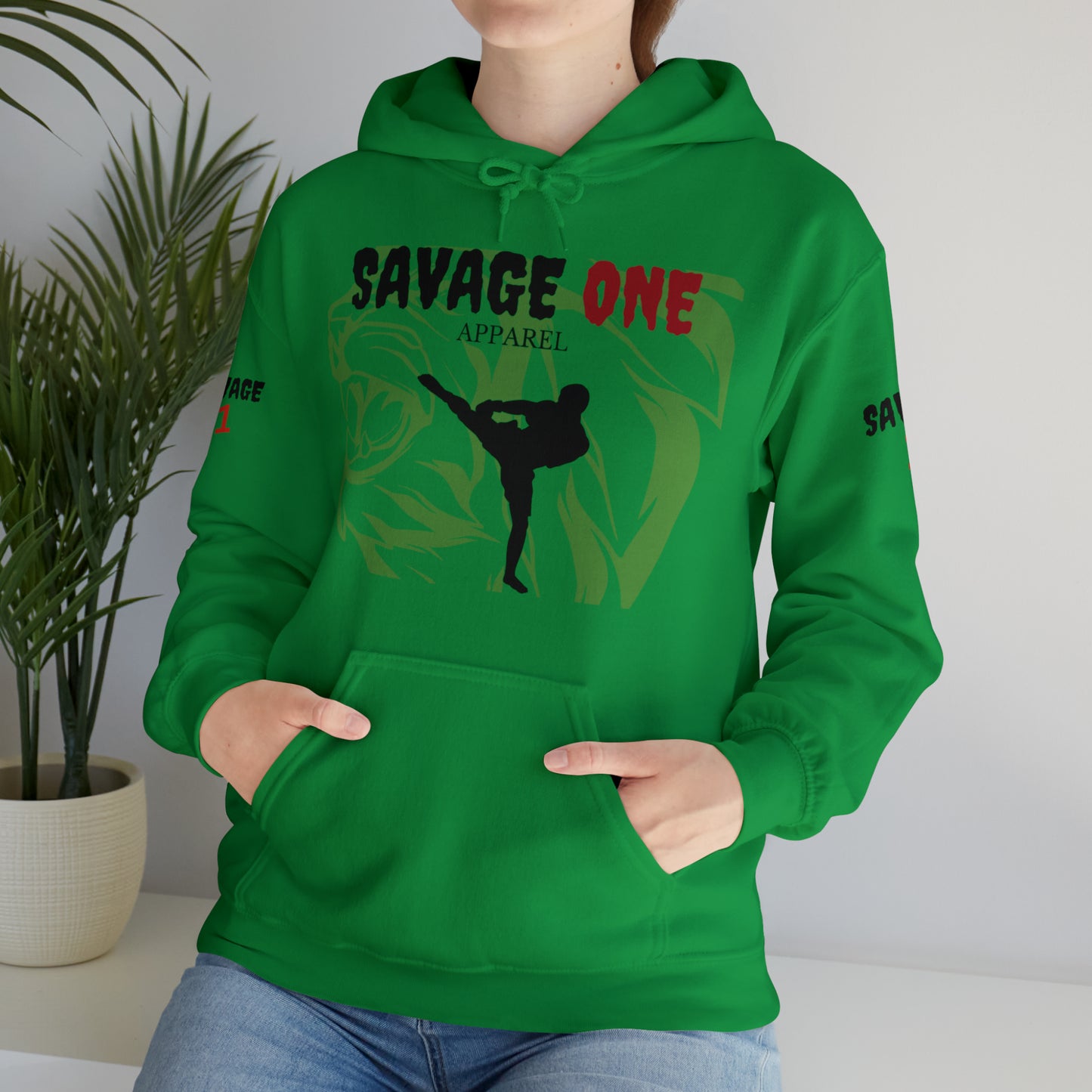 Savage ONE Sports Hooded Sweatshirt (Martial Arts)