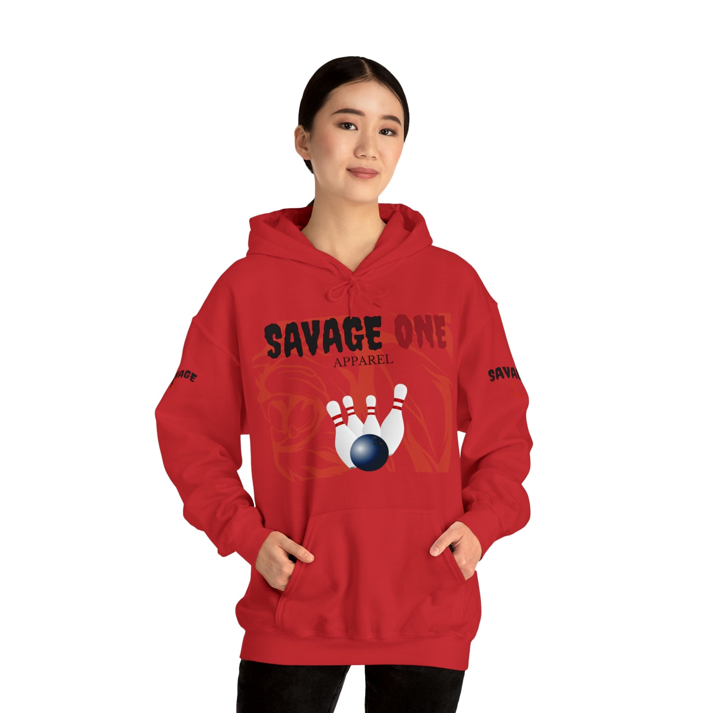 Savage ONE Sports Hooded Sweatshirt (Bowling)