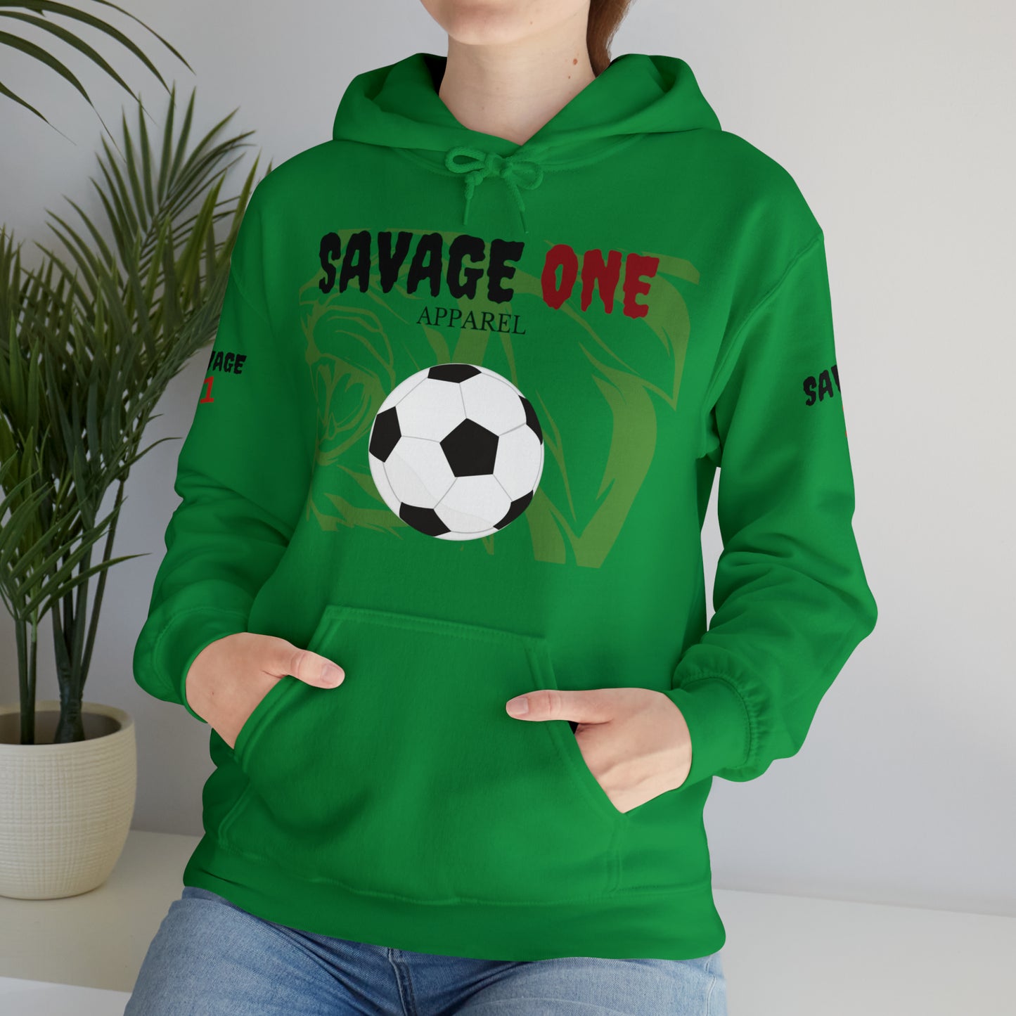 Savage ONE Sports Hooded Sweatshirt (Soccer)