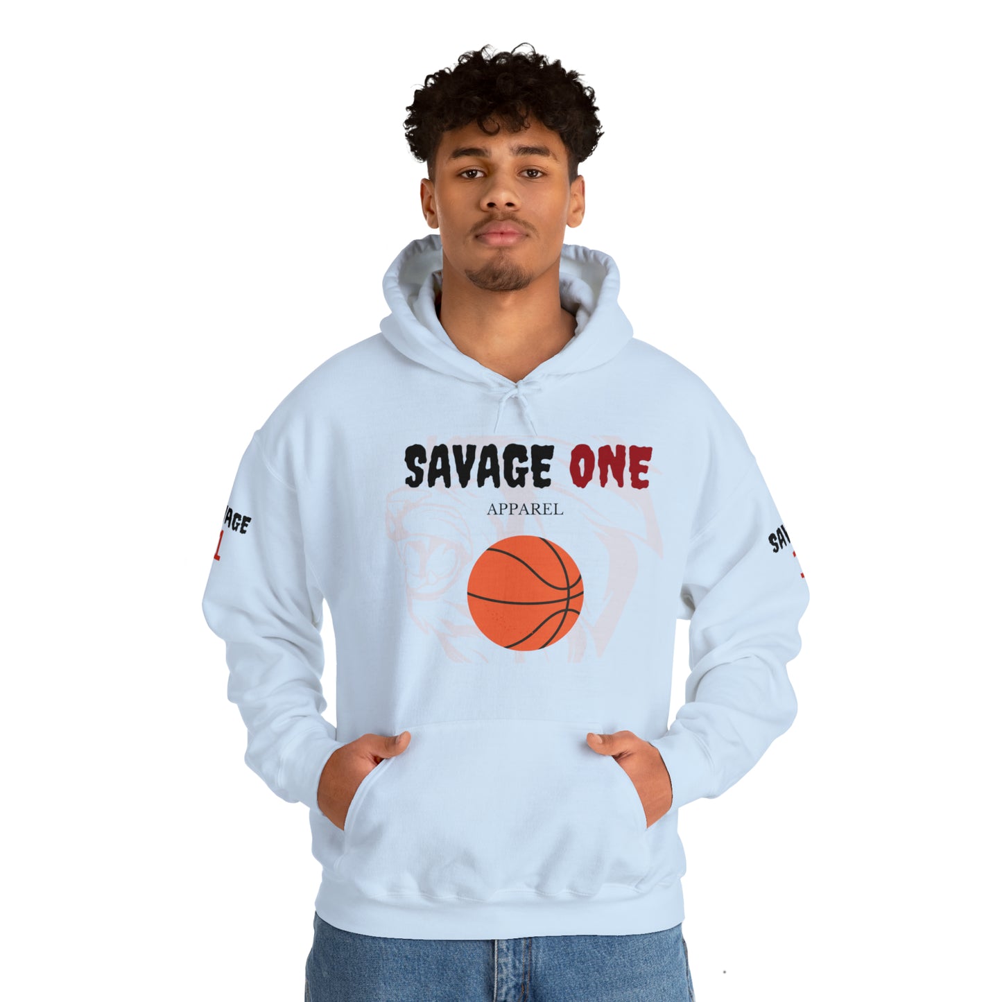 Savage ONE Sports Hooded Sweatshirt (Basketball)