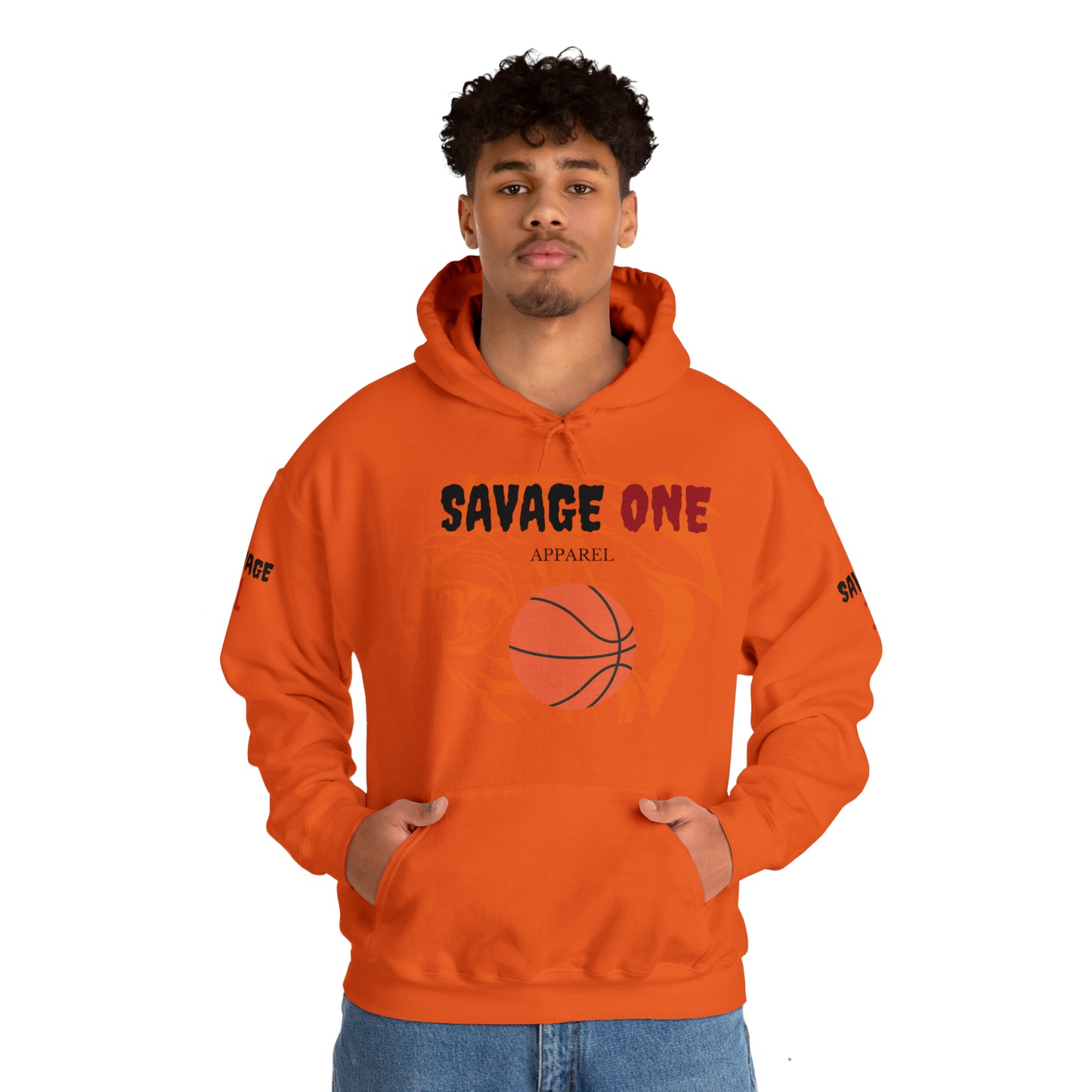 Savage ONE Sports Hooded Sweatshirt (Basketball)