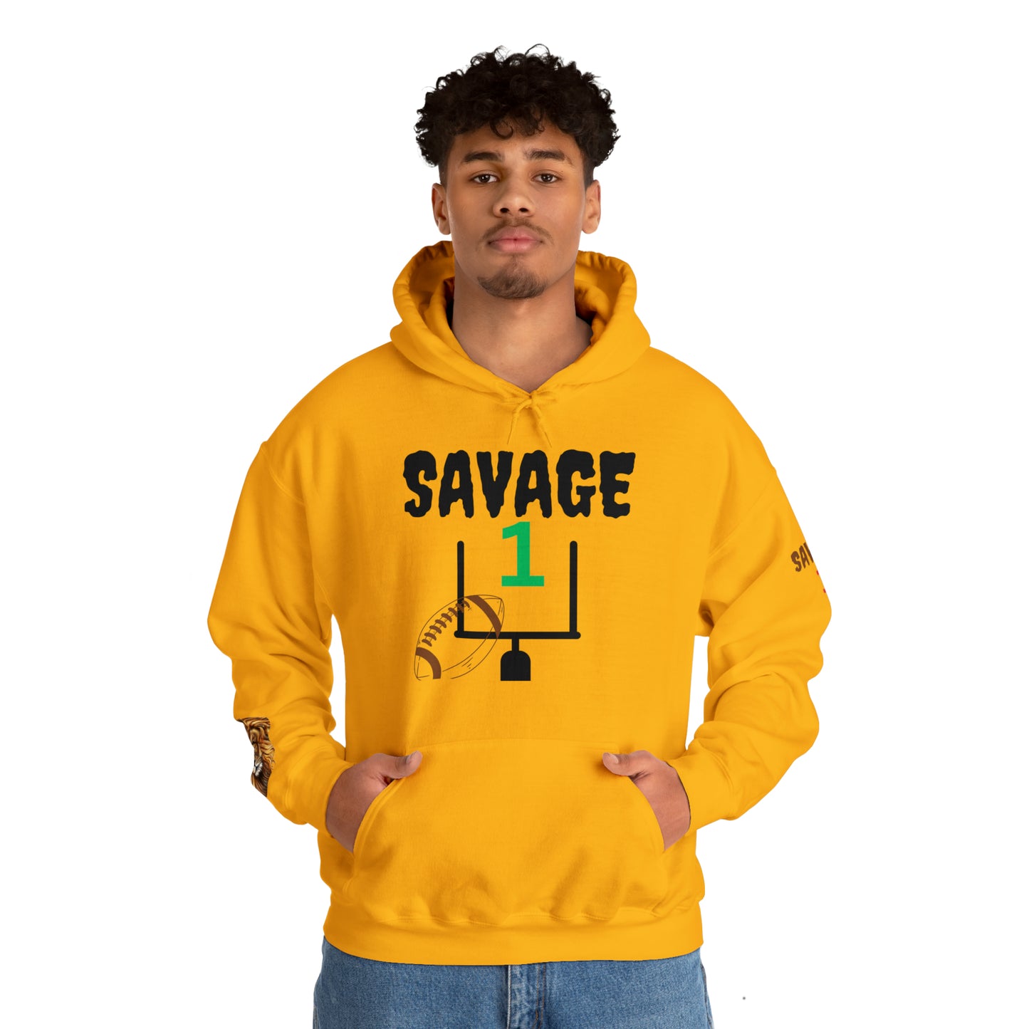 Savage ONE  Hooded Sweatshirt (Football Edition)