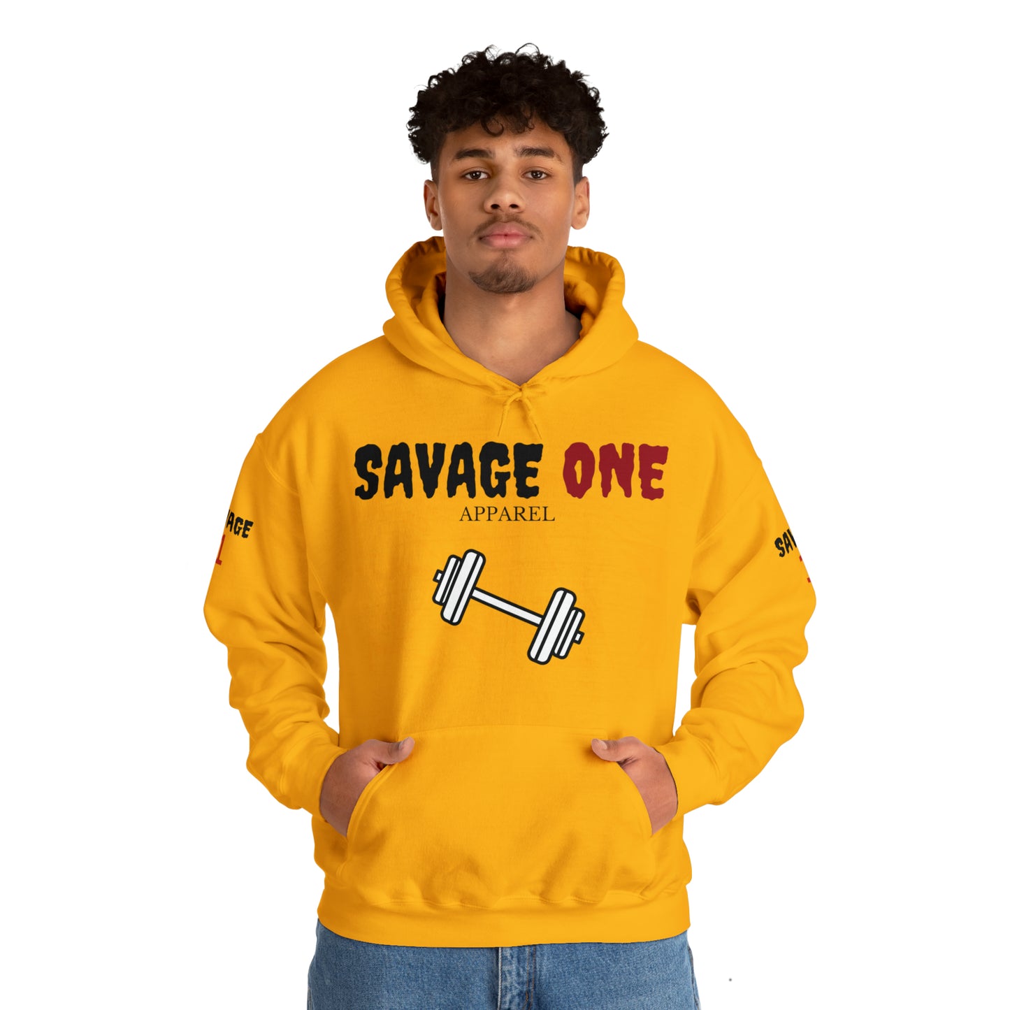 Savage ONE Sports Hooded Sweatshirt (Weightlifting)