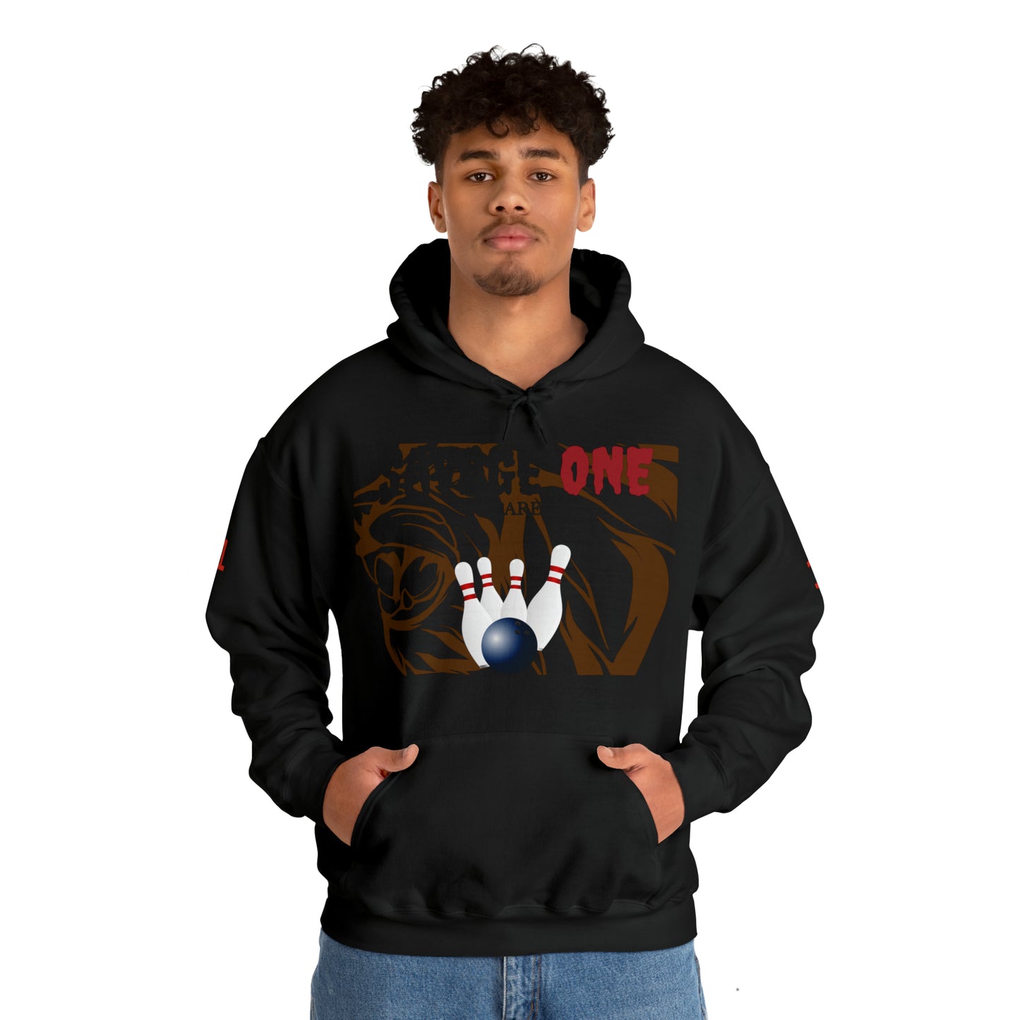 Savage ONE Sports Hooded Sweatshirt (Bowling)