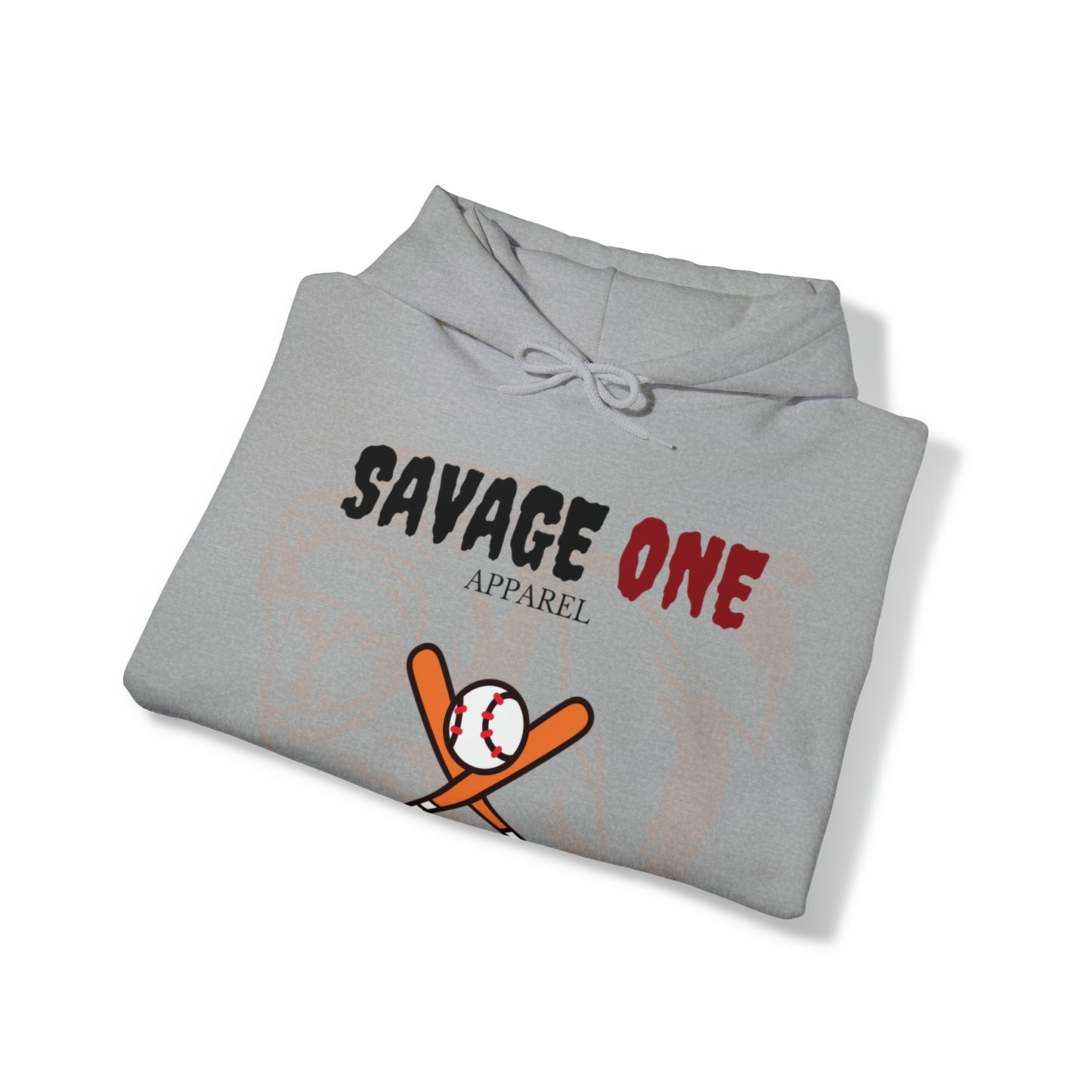 Savage ONE Sports Hooded Sweatshirt (Baseball)