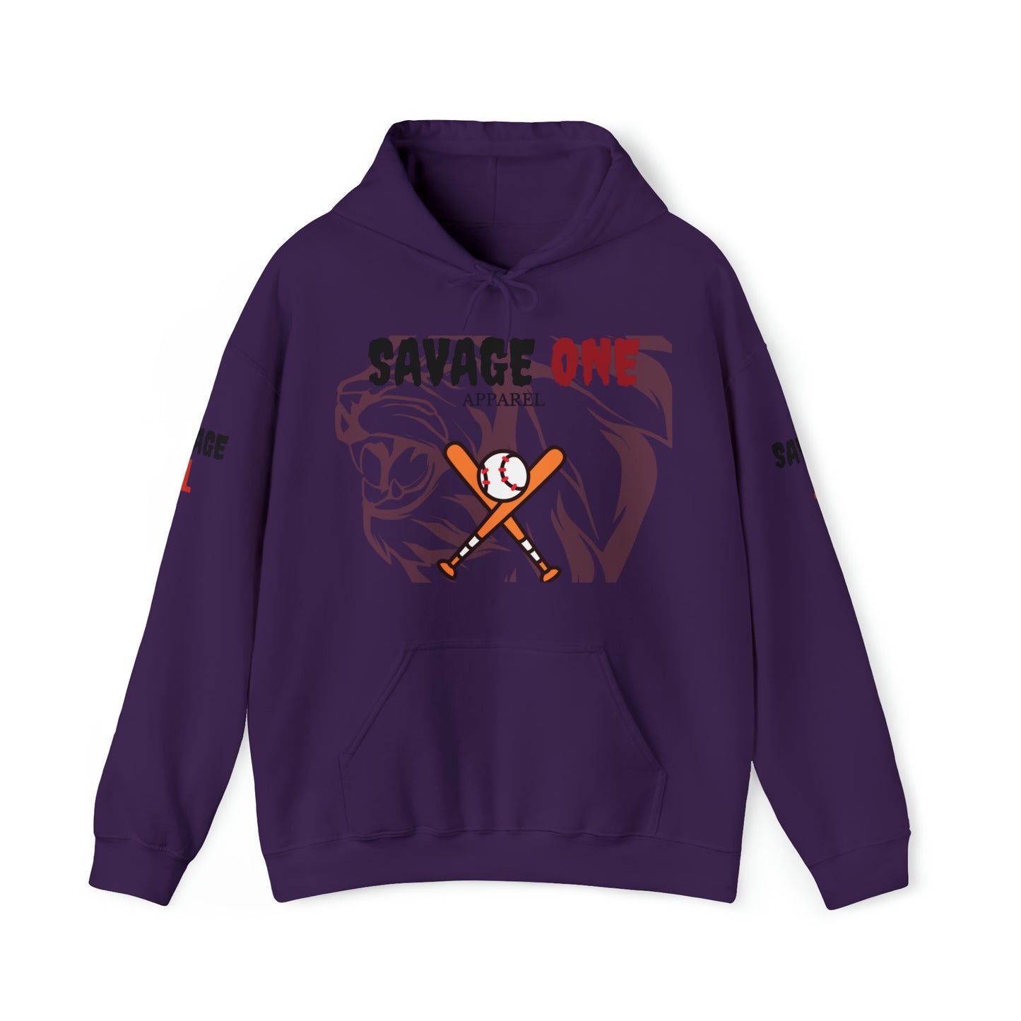 Savage ONE Sports Hooded Sweatshirt (Baseball)