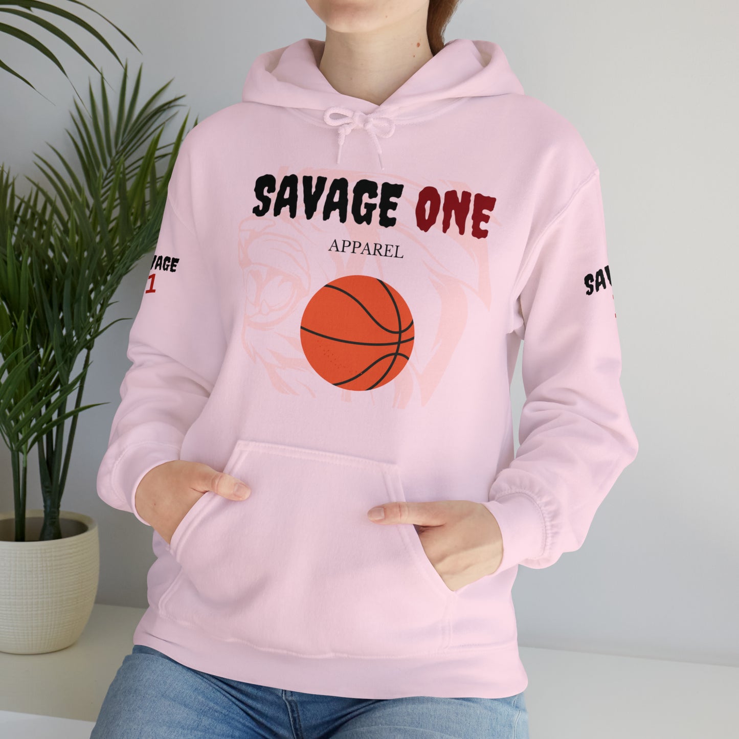 Savage ONE Sports Hooded Sweatshirt (Basketball)