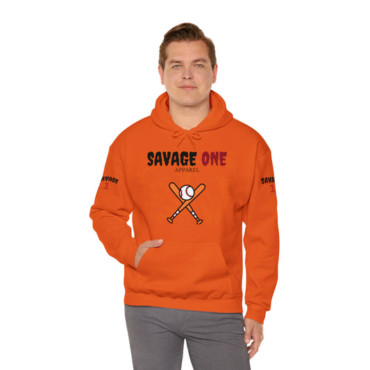 Savage ONE Sports Hooded Sweatshirt (Baseball)