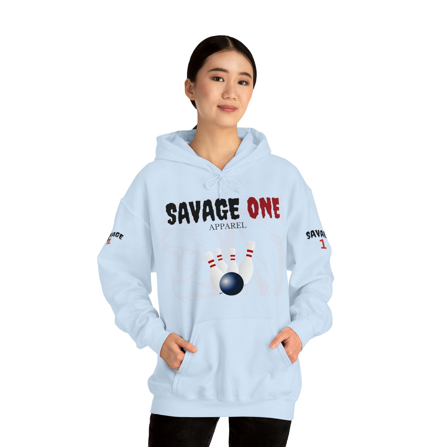 Savage ONE Sports Hooded Sweatshirt (Bowling)