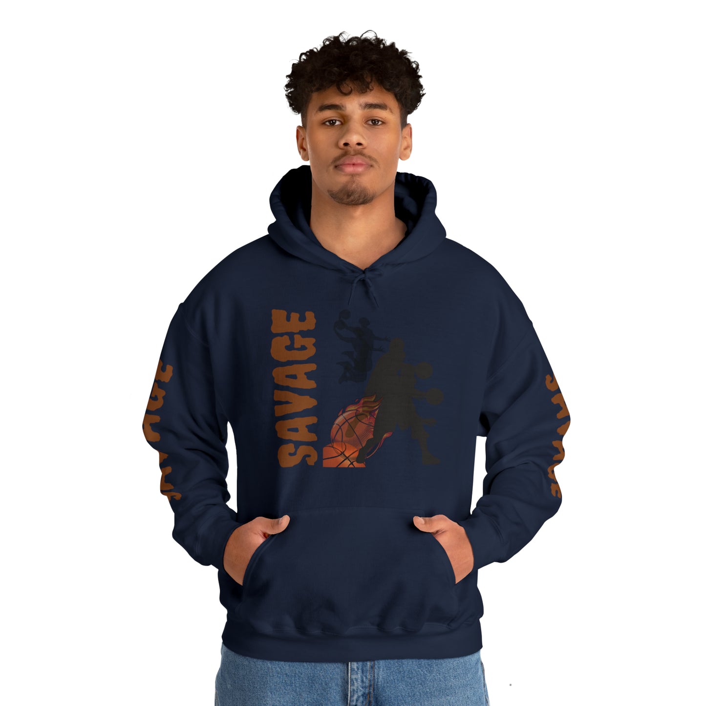 Savage ONE  Hooded Sweatshirt (B-Ball Edition)