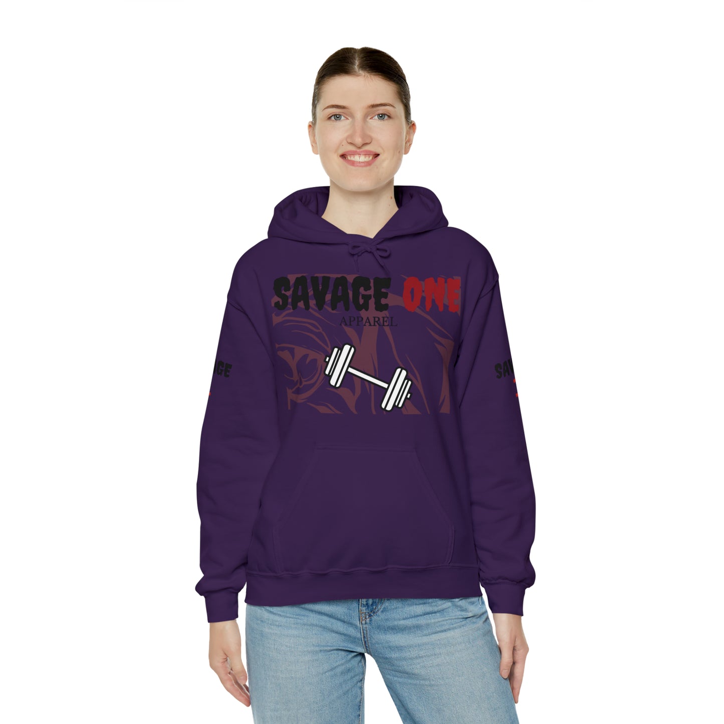 Savage ONE Sports Hooded Sweatshirt (Weightlifting)