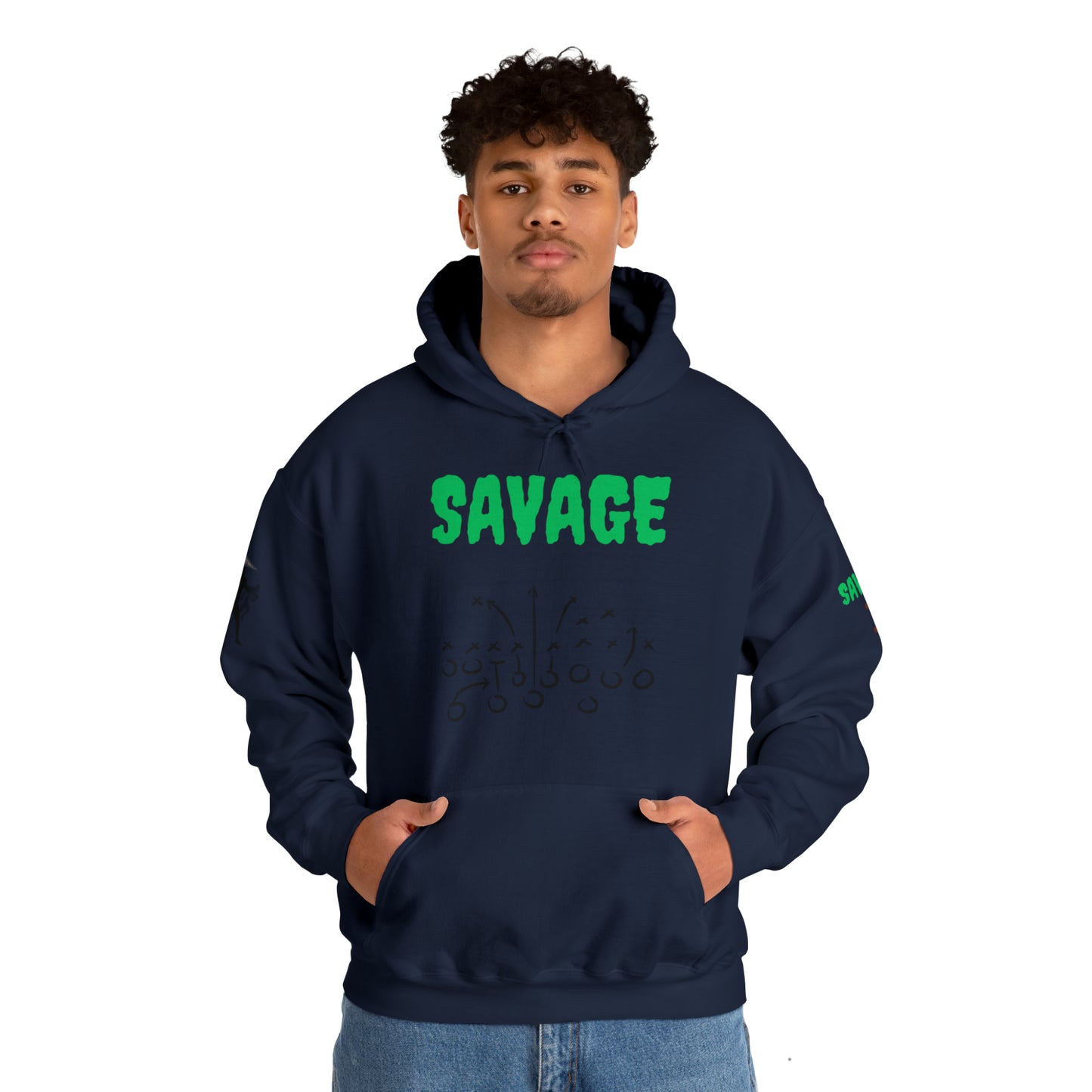 Savage ONE  Hooded Sweatshirt (Football Edition)