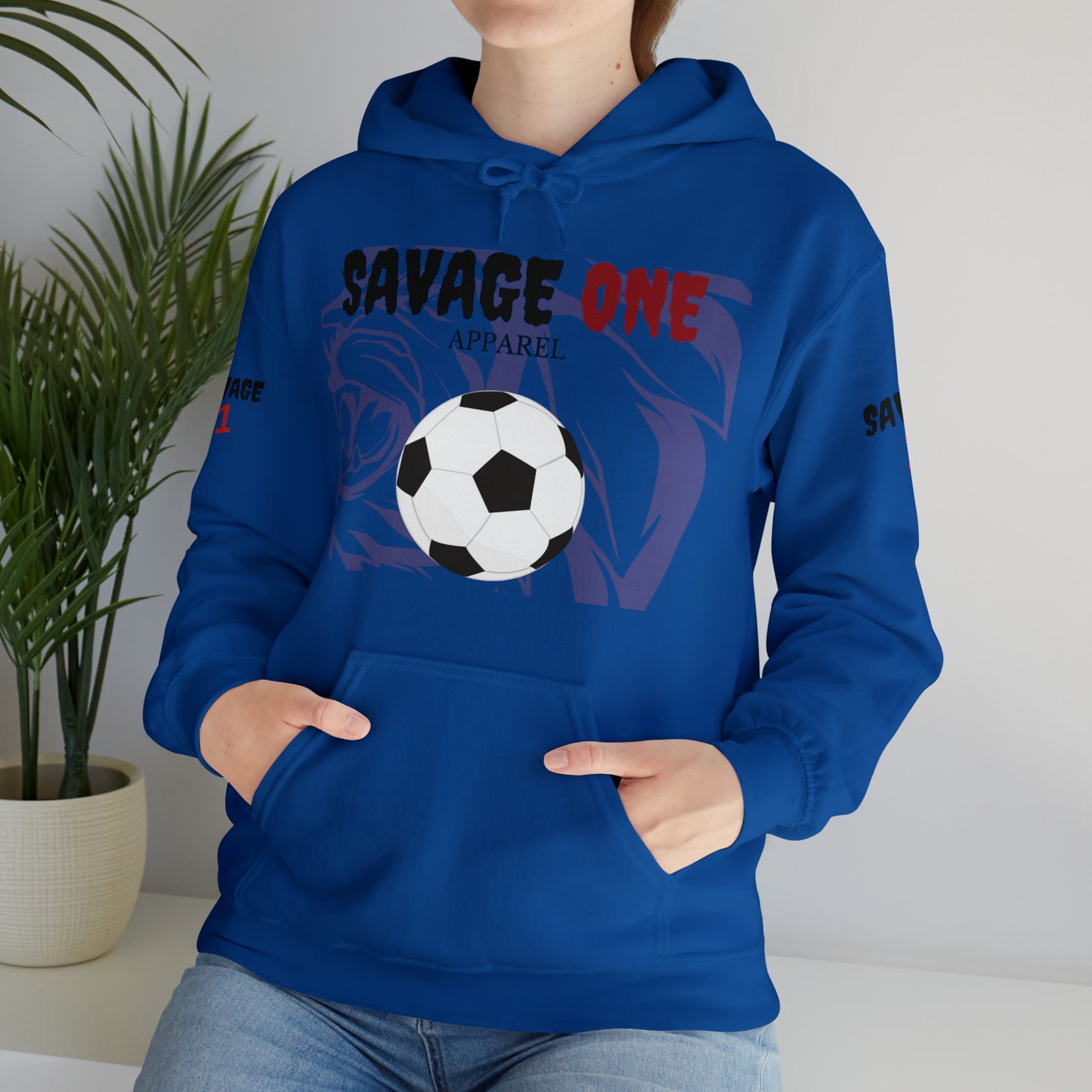 Savage ONE Sports Hooded Sweatshirt (Soccer)