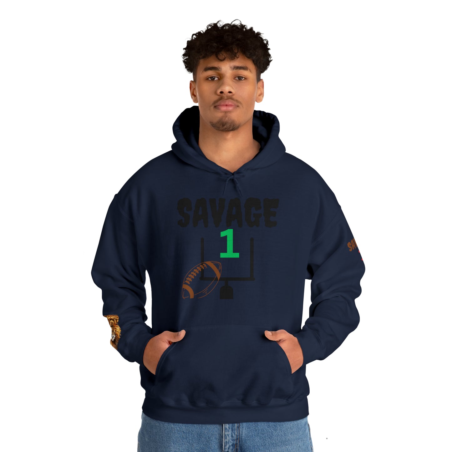 Savage ONE  Hooded Sweatshirt (Football Edition)