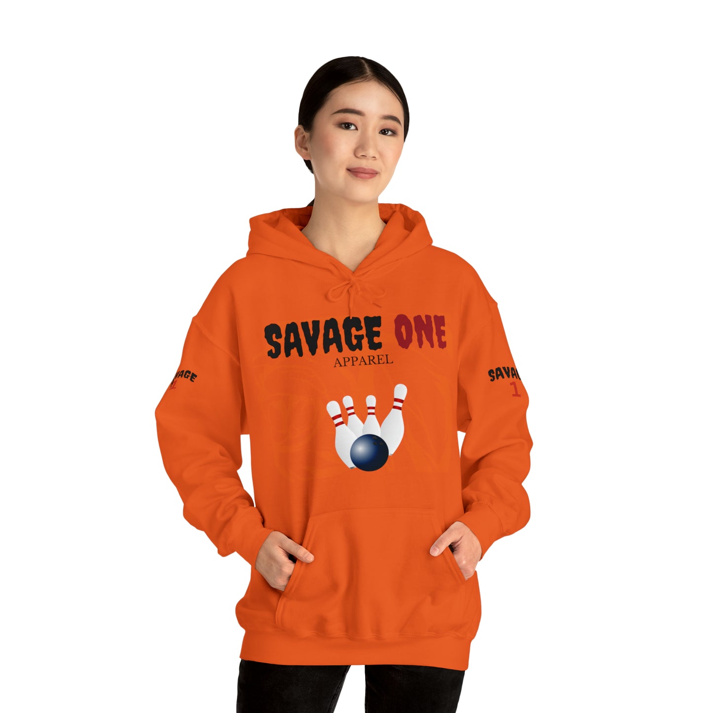 Savage ONE Sports Hooded Sweatshirt (Bowling)