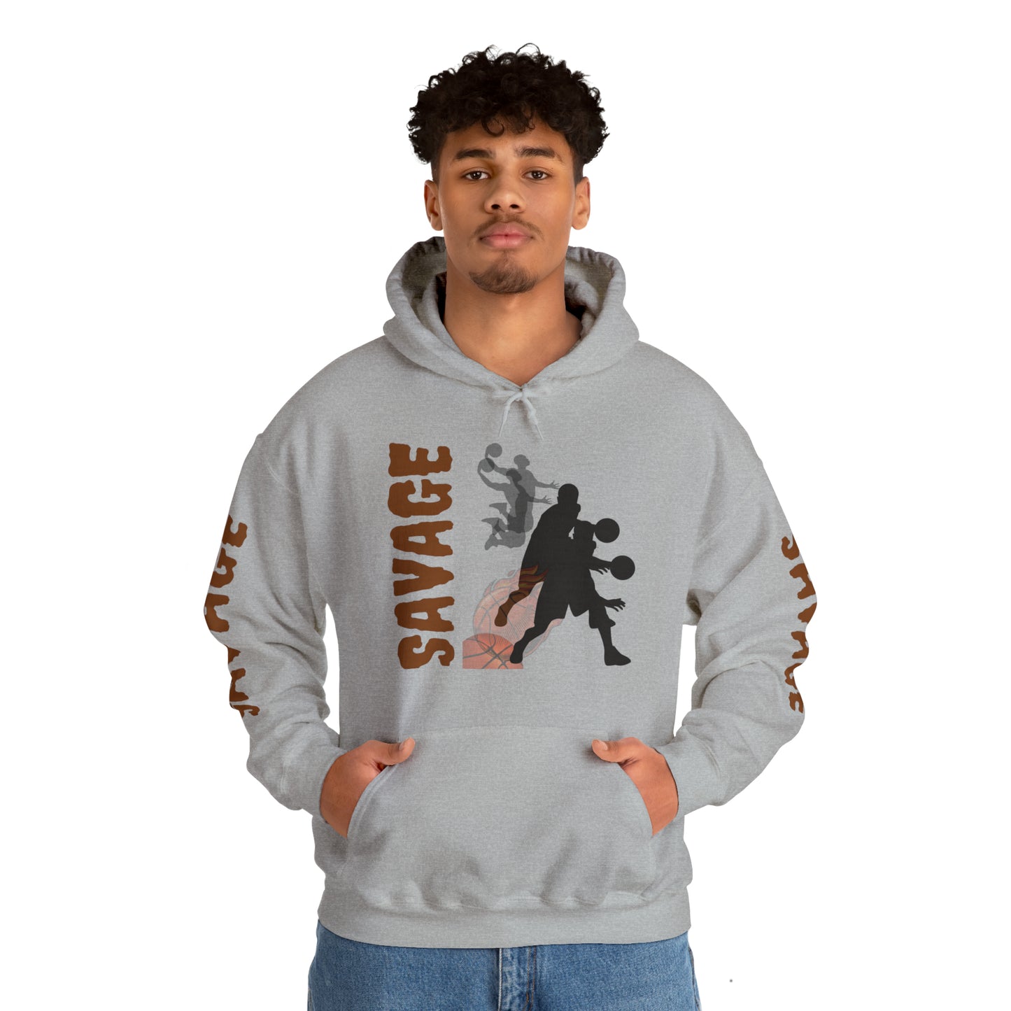 Savage ONE  Hooded Sweatshirt (B-Ball Edition)