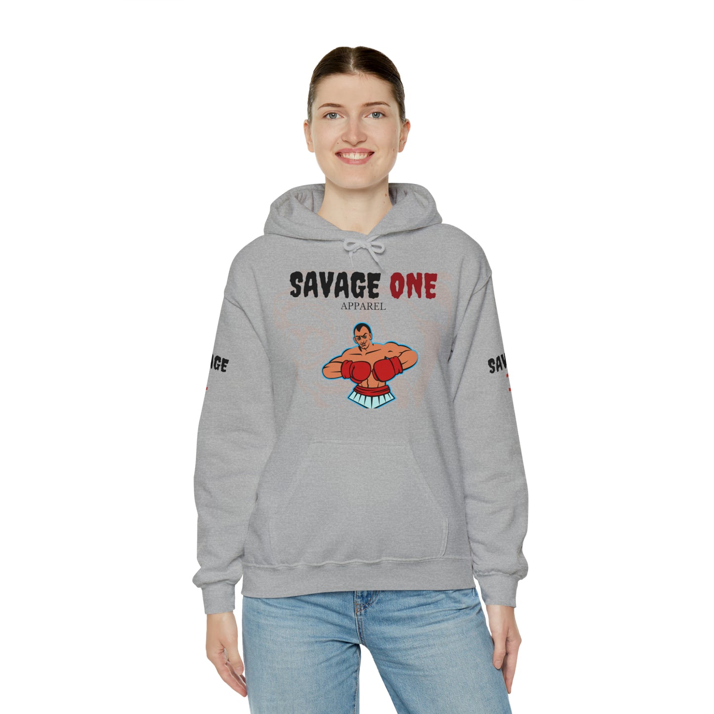 Savage ONE Sports Hooded Sweatshirt (Boxing)