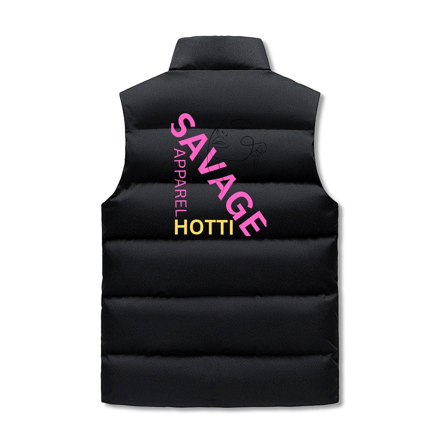 Savage Hotti Zip Up Puffer Vest