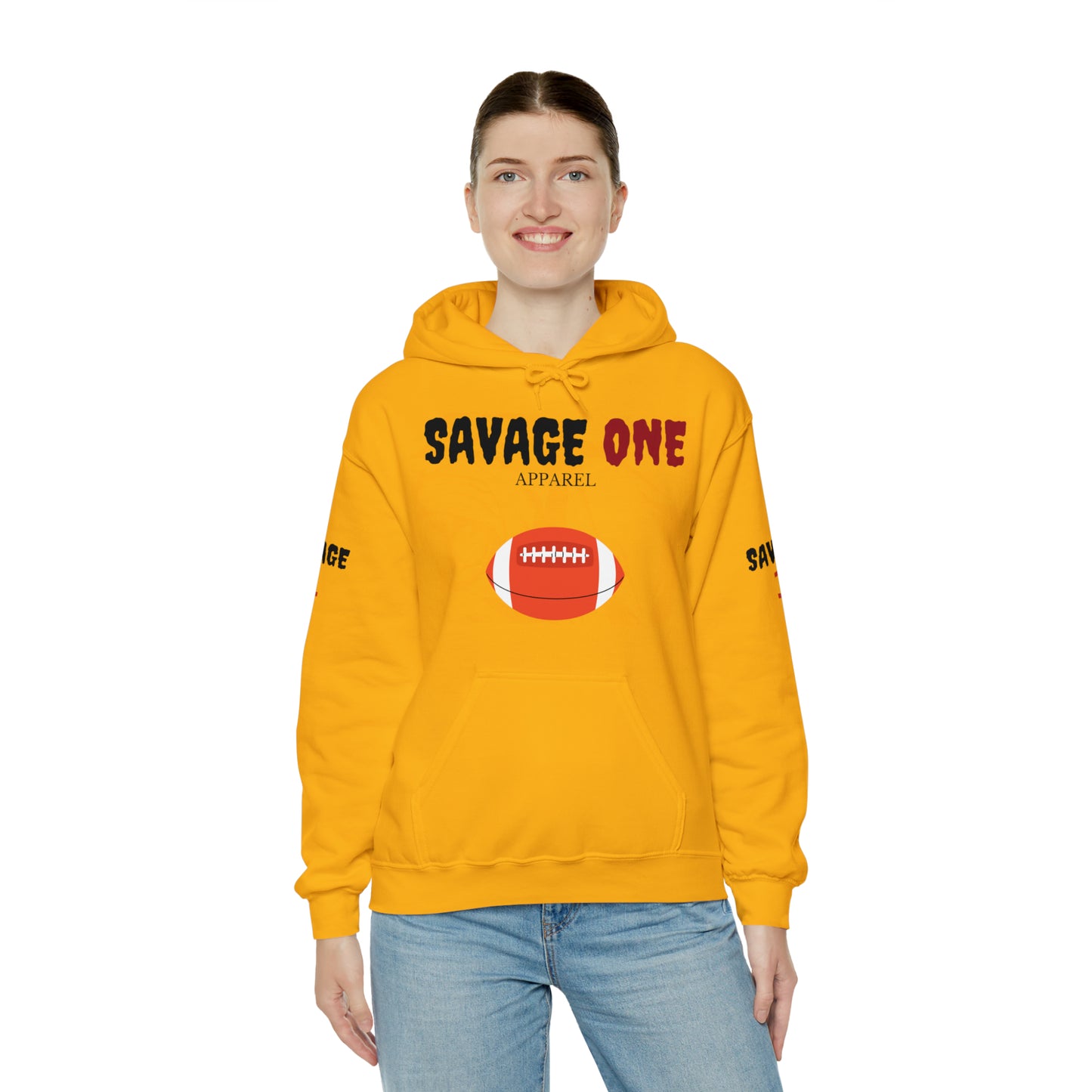 Savage ONE Sports Hooded Sweatshirt (Football)