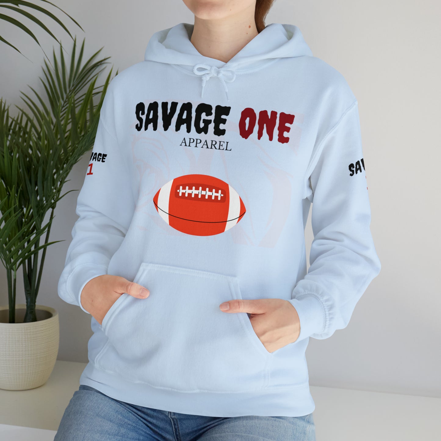 Savage ONE Sports Hooded Sweatshirt (Football)