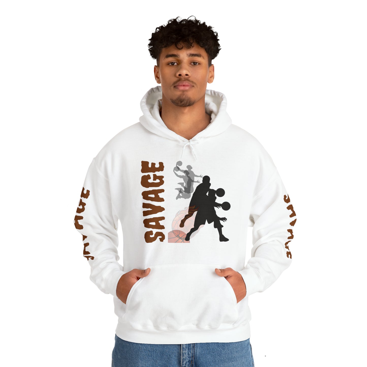 Savage ONE  Hooded Sweatshirt (B-Ball Edition)