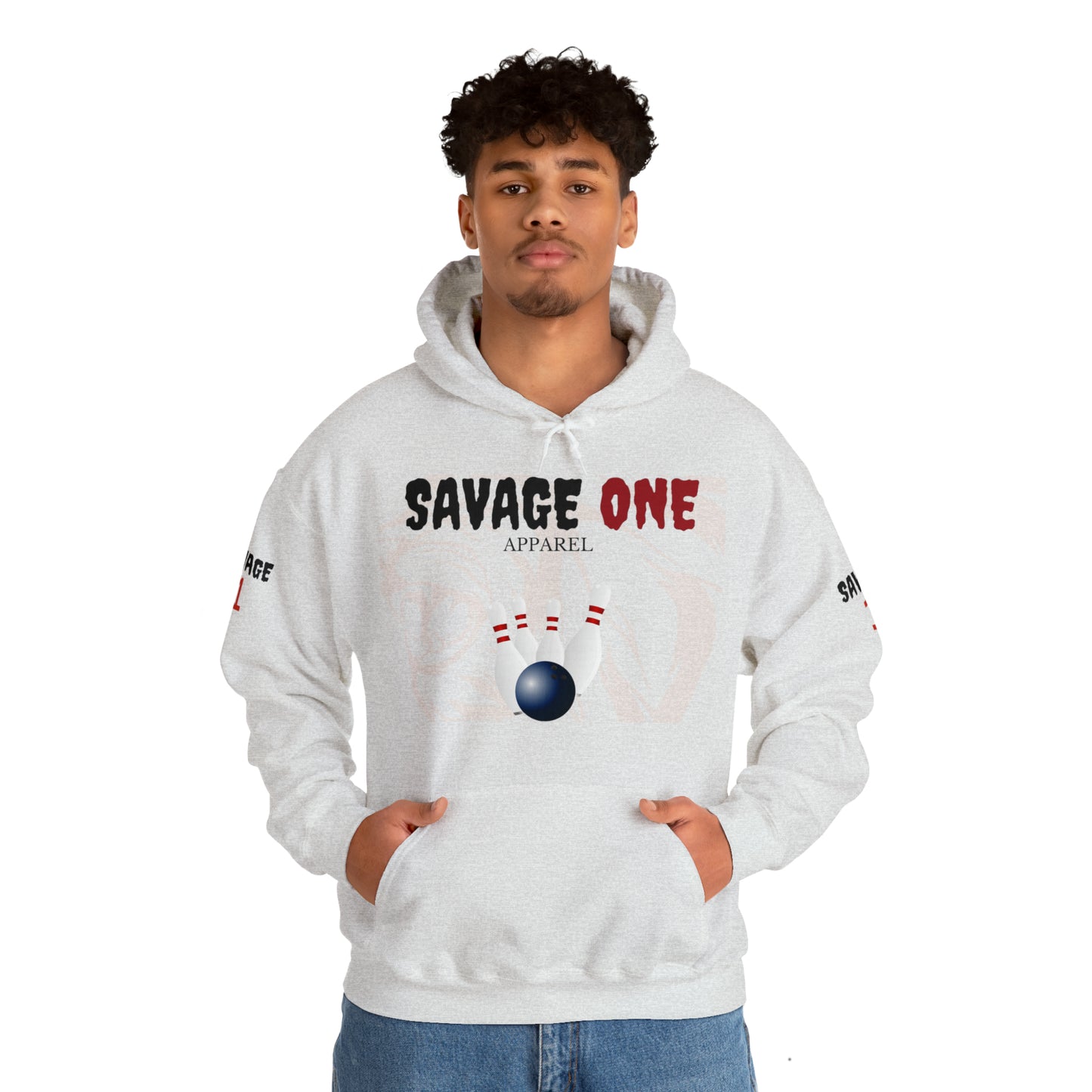 Savage ONE Sports Hooded Sweatshirt (Bowling)