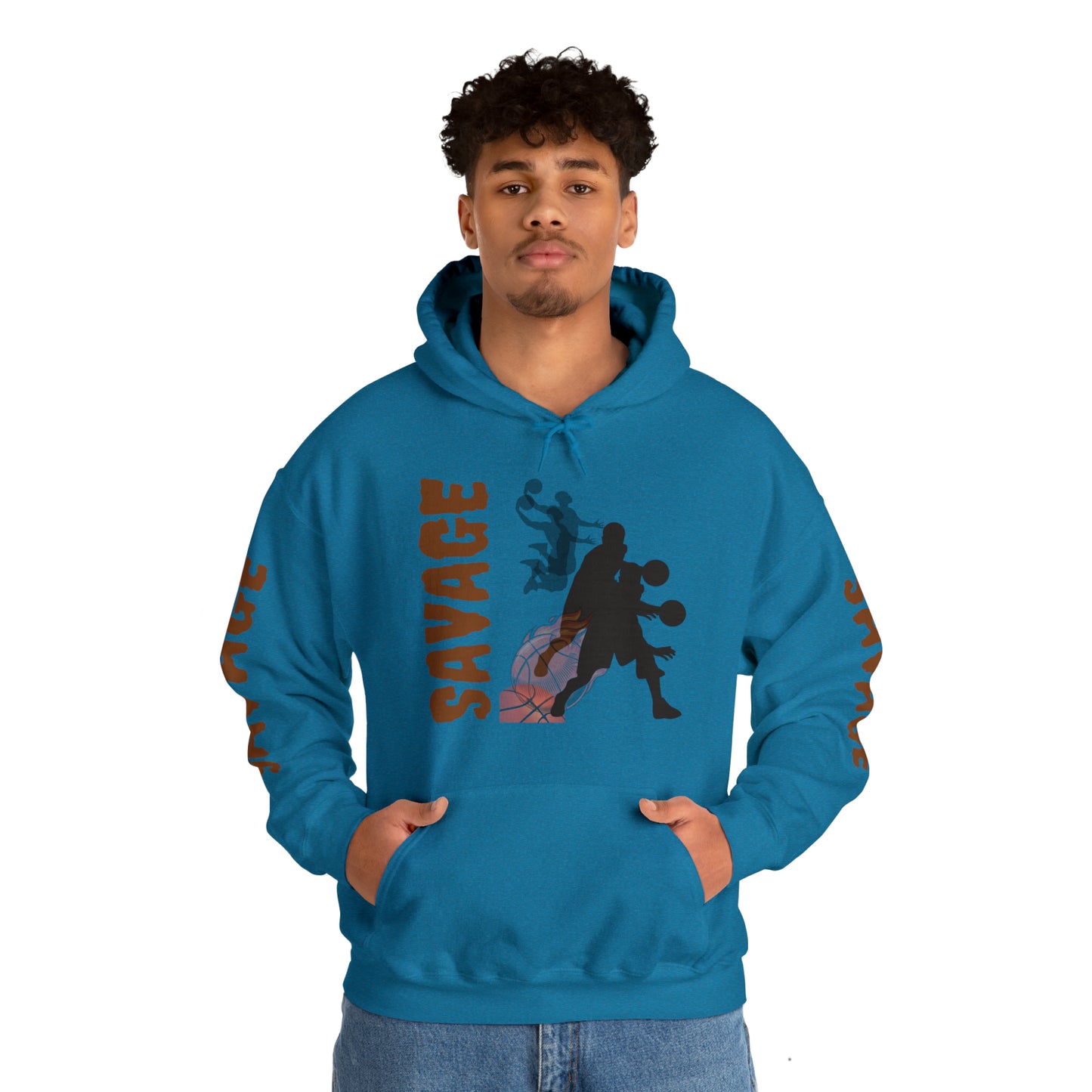 Savage ONE  Hooded Sweatshirt (B-Ball Edition)