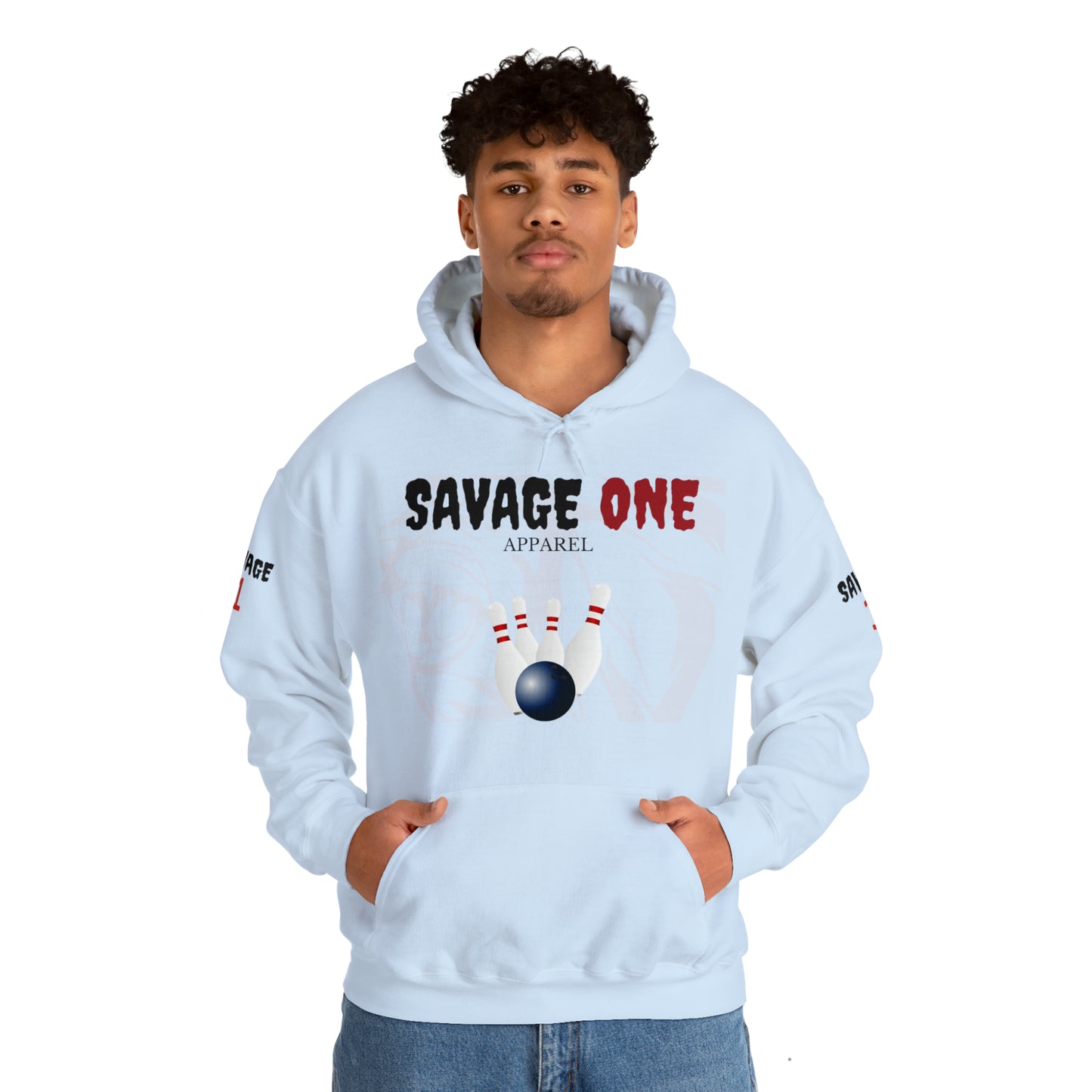 Savage ONE Sports Hooded Sweatshirt (Bowling)