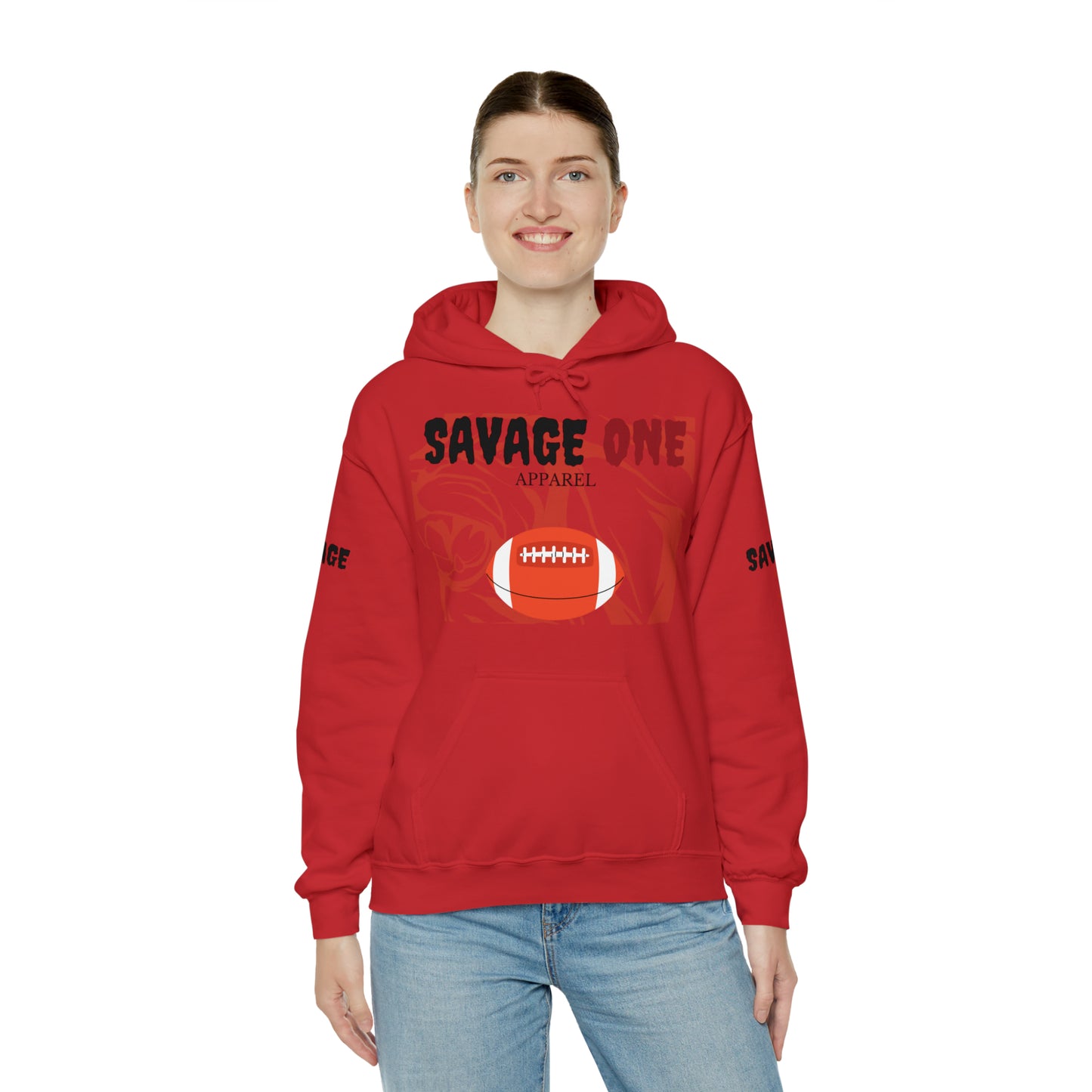 Savage ONE Sports Hooded Sweatshirt (Football)