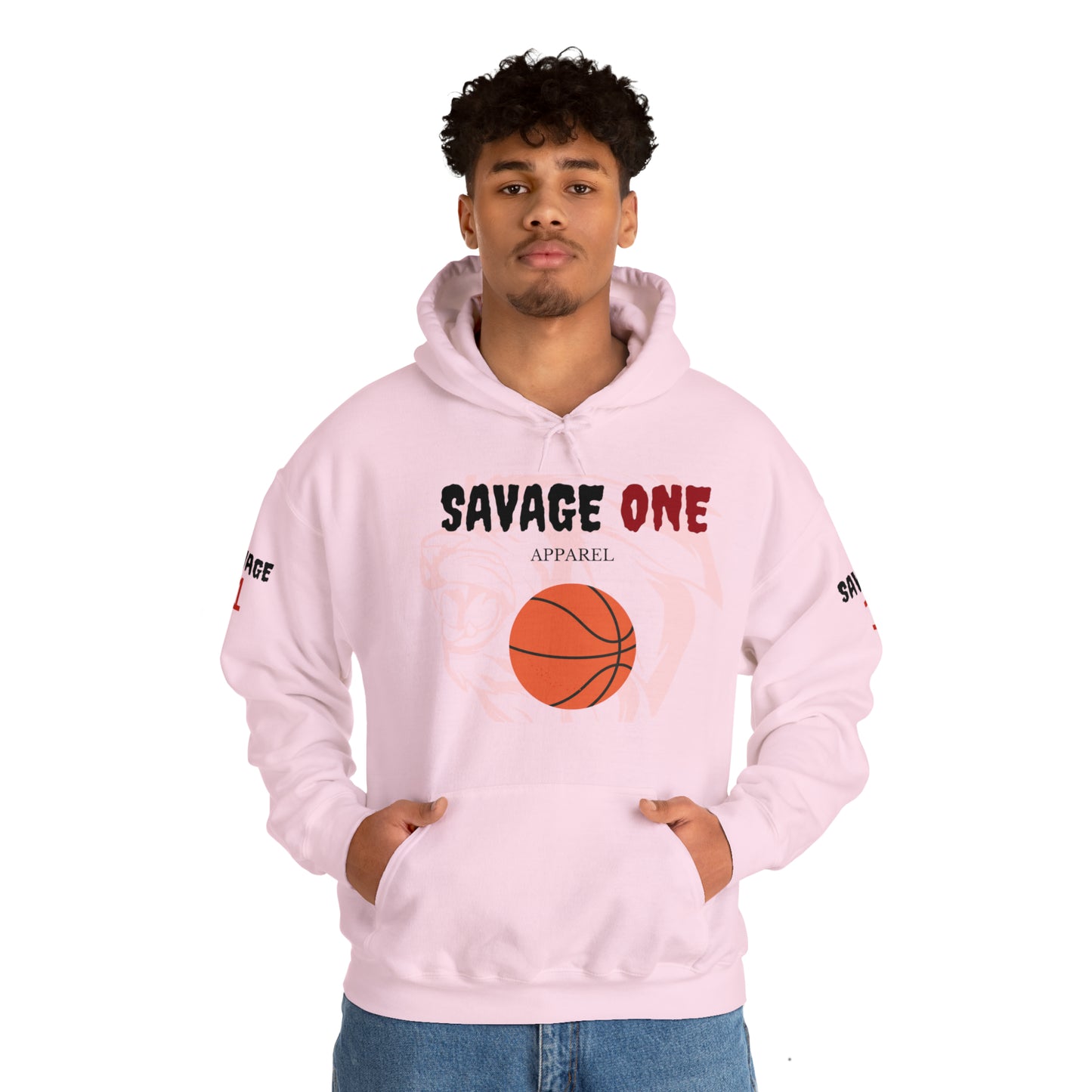 Savage ONE Sports Hooded Sweatshirt (Basketball)