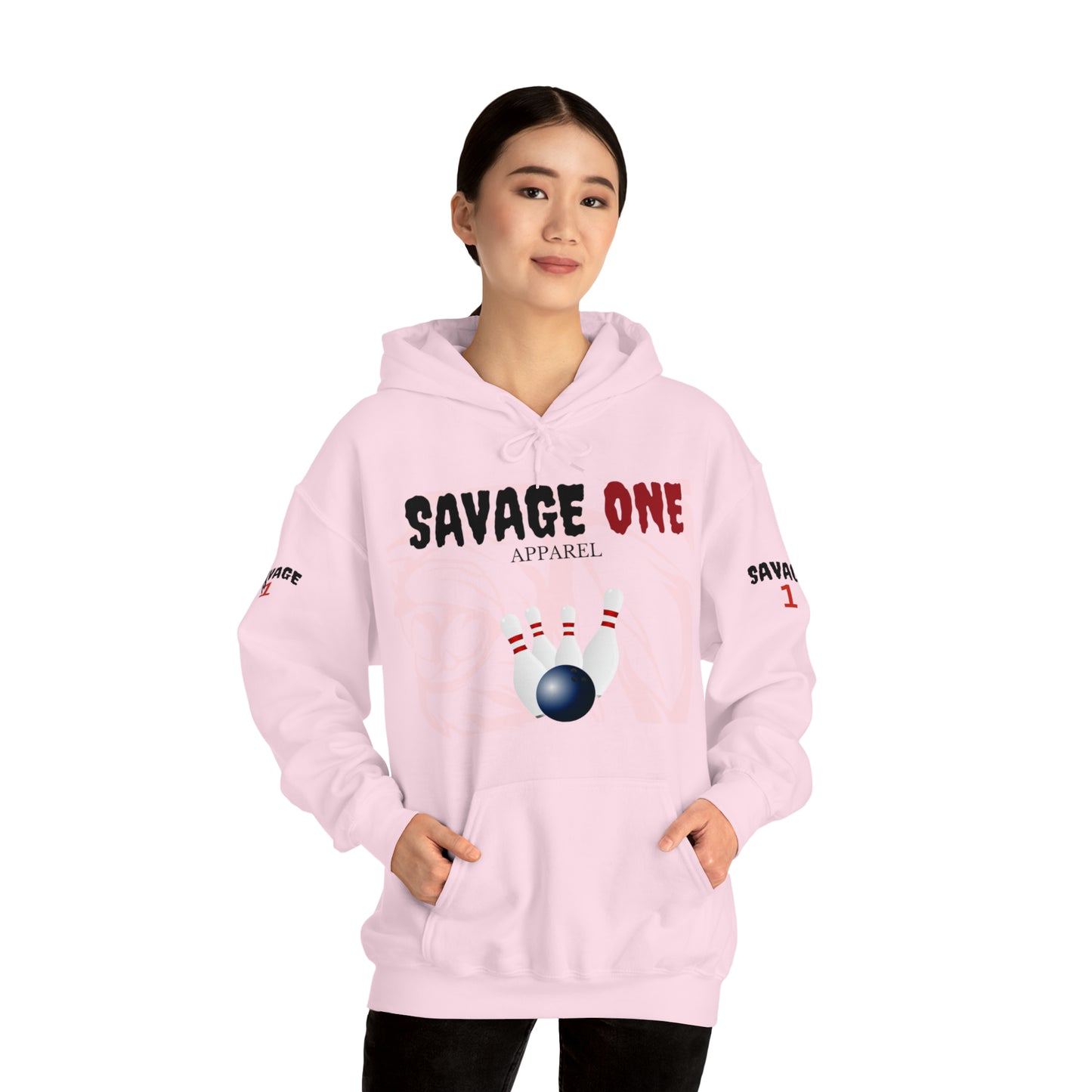 Savage ONE Sports Hooded Sweatshirt (Bowling)