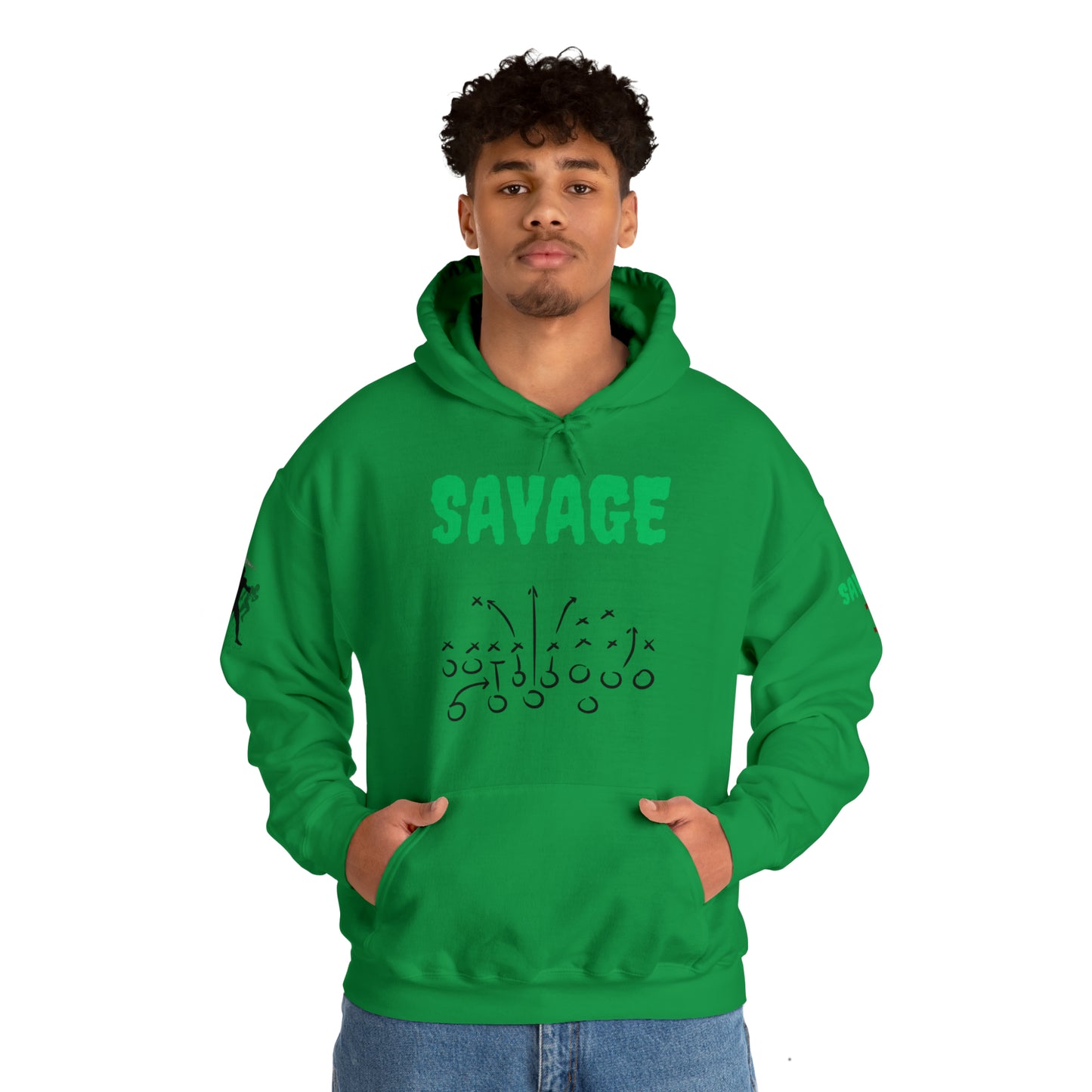 Savage ONE  Hooded Sweatshirt (Football Edition)