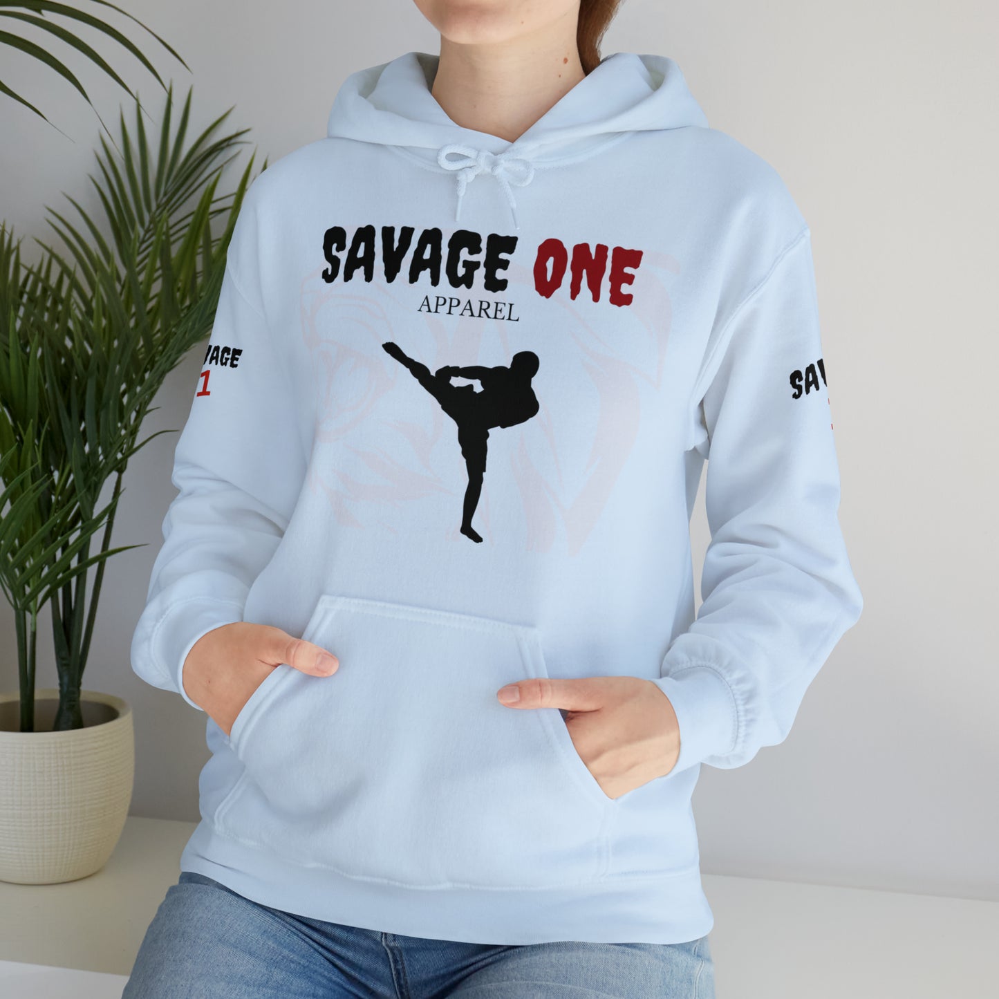 Savage ONE Sports Hooded Sweatshirt (Martial Arts)