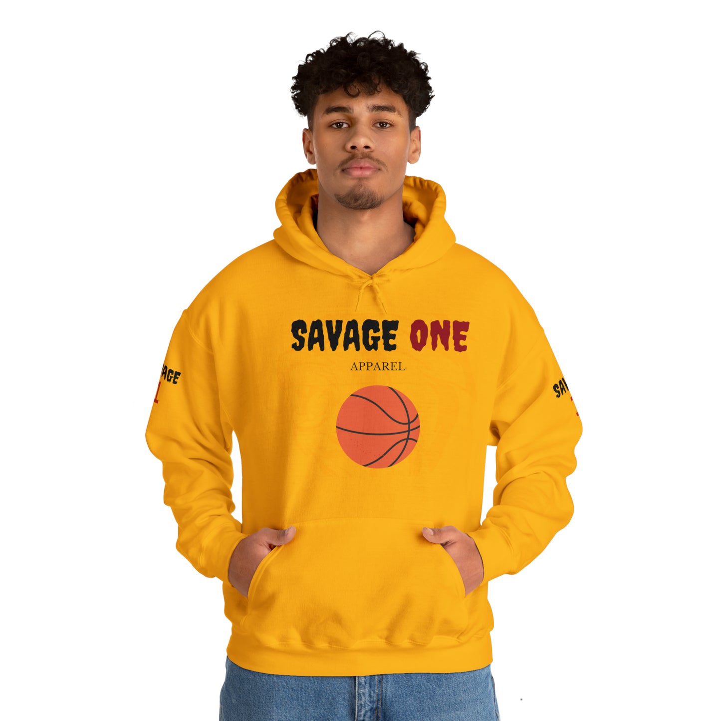 Savage ONE Sports Hooded Sweatshirt (Basketball)