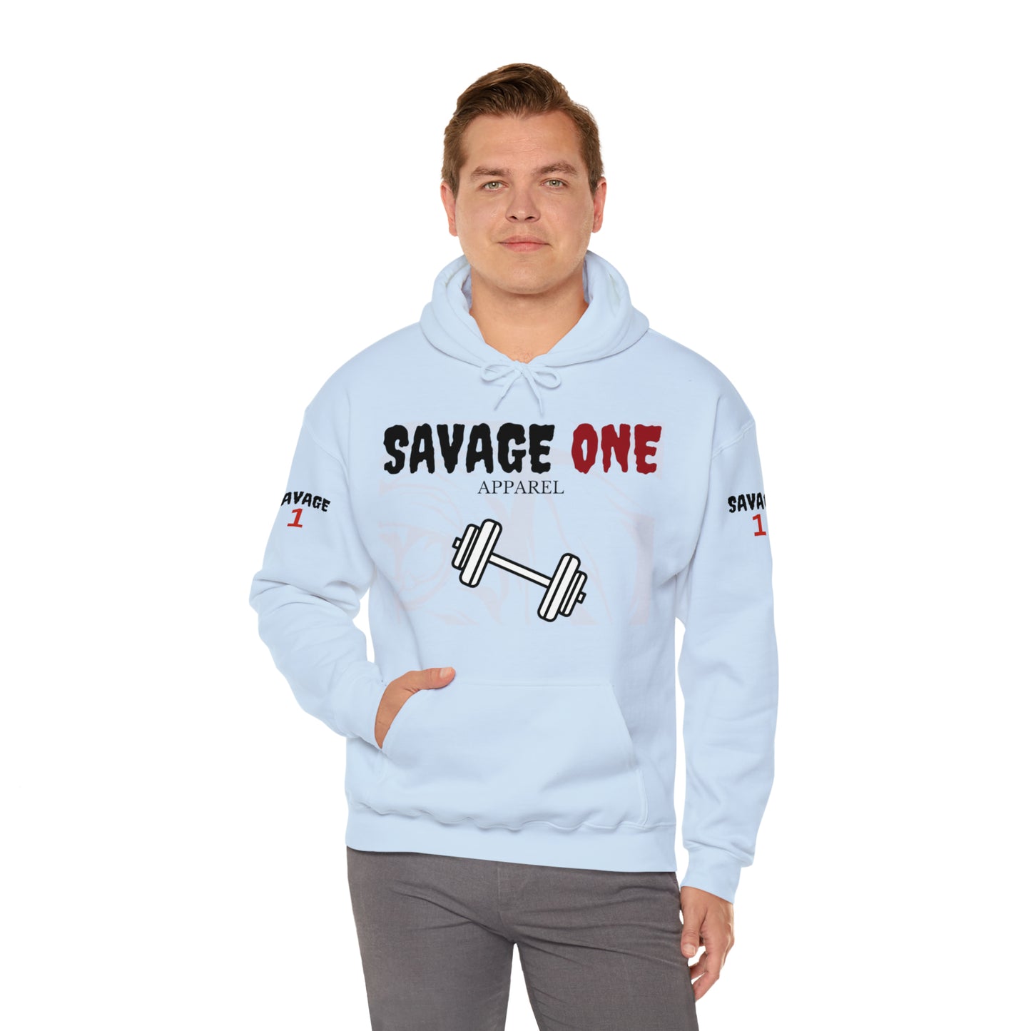 Savage ONE Sports Hooded Sweatshirt (Weightlifting)