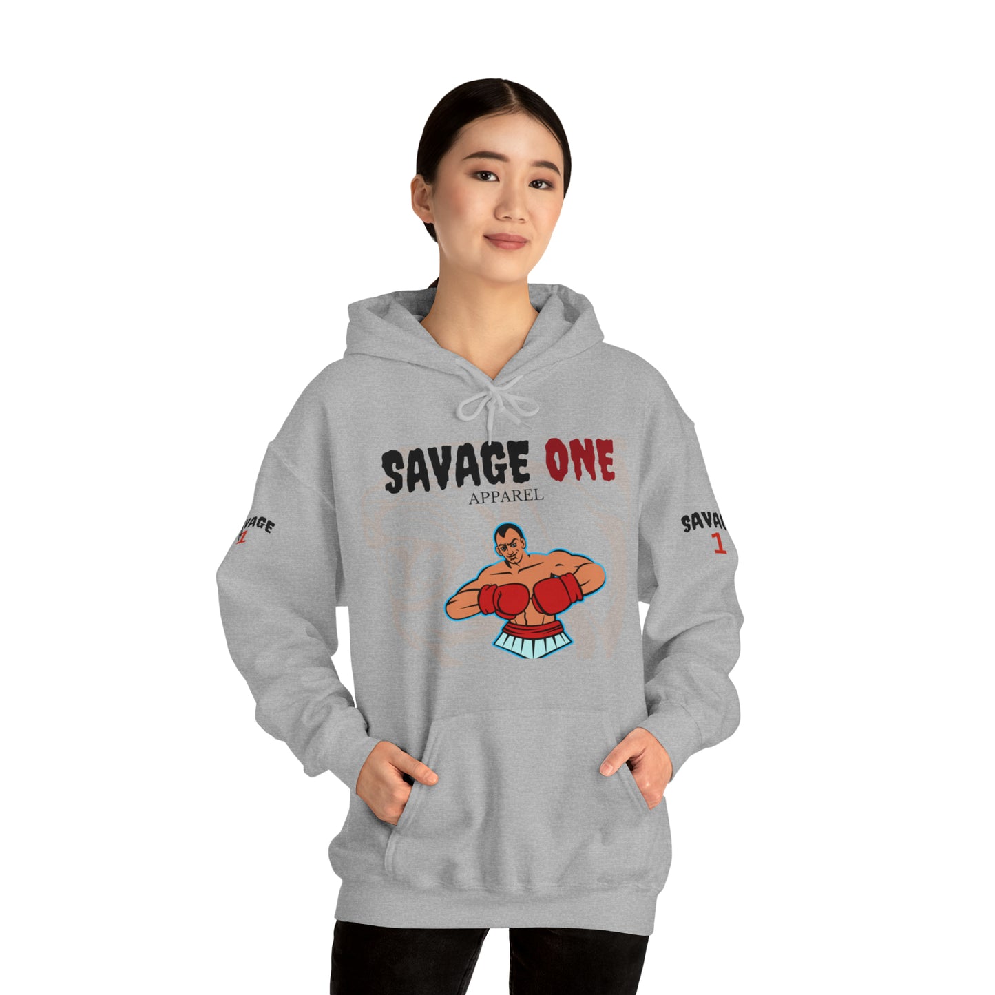 Savage ONE Sports Hooded Sweatshirt (Boxing)