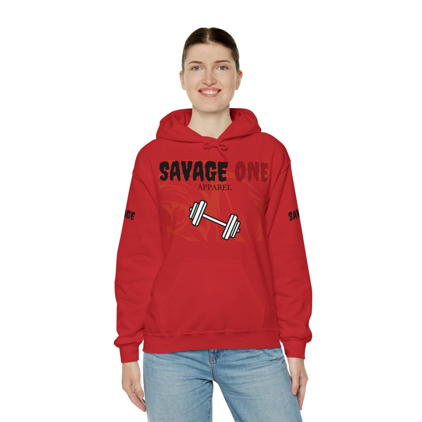 Savage ONE Sports Hooded Sweatshirt (Weightlifting)