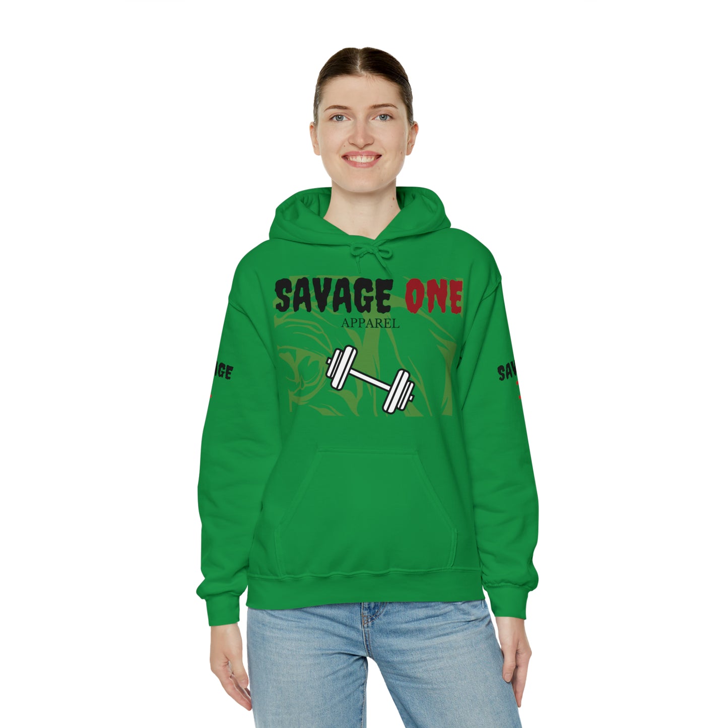 Savage ONE Sports Hooded Sweatshirt (Weightlifting)