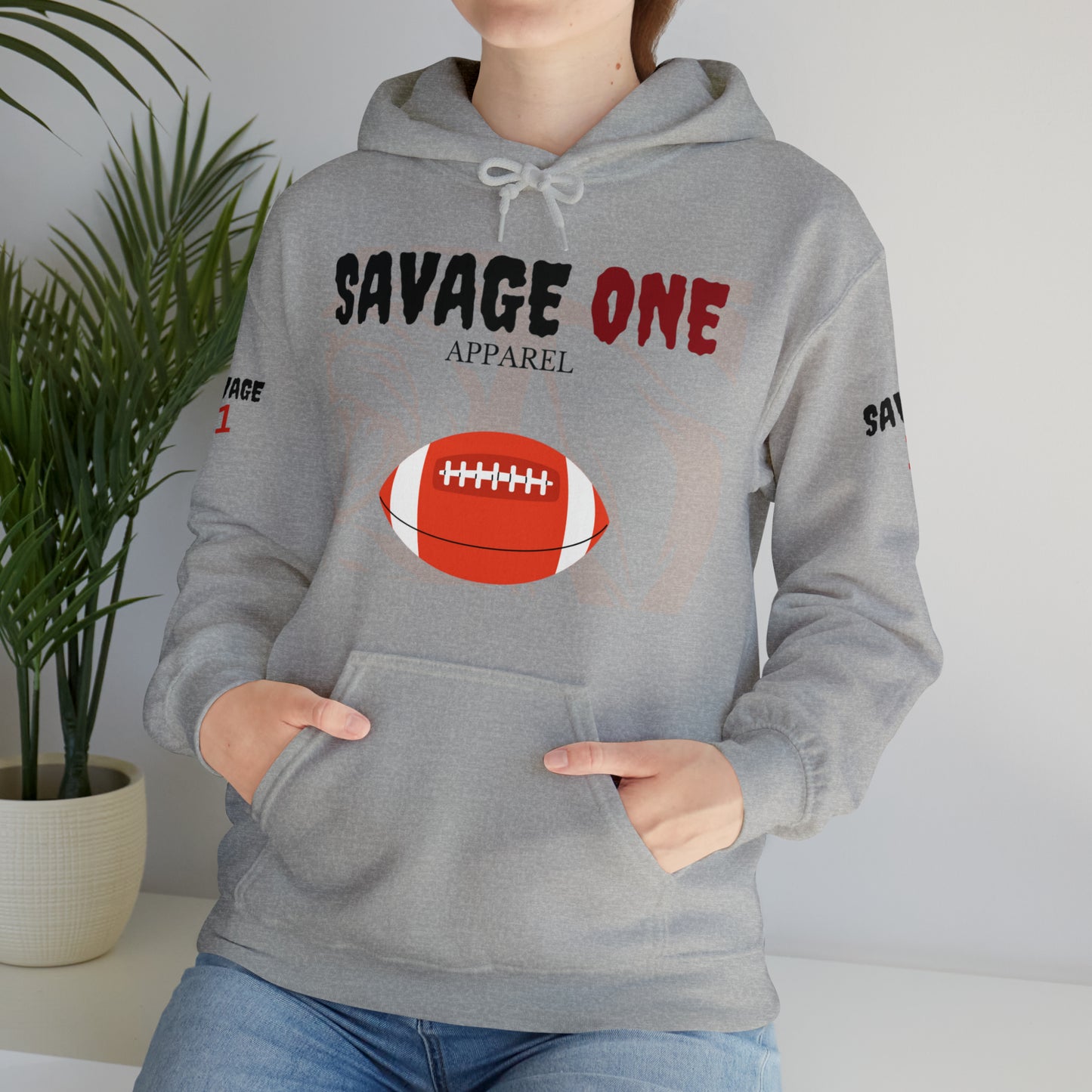 Savage ONE Sports Hooded Sweatshirt (Football)